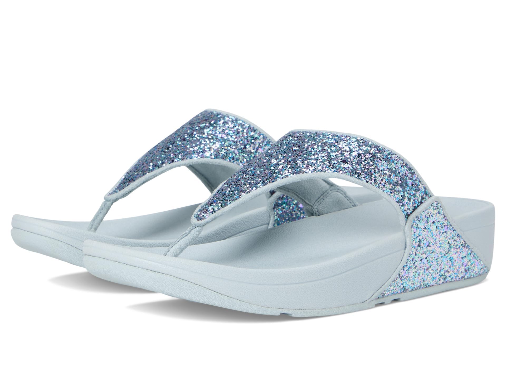 Fitflop LULU MULTI-TONAL GLITTER TOE-POST SANDALS