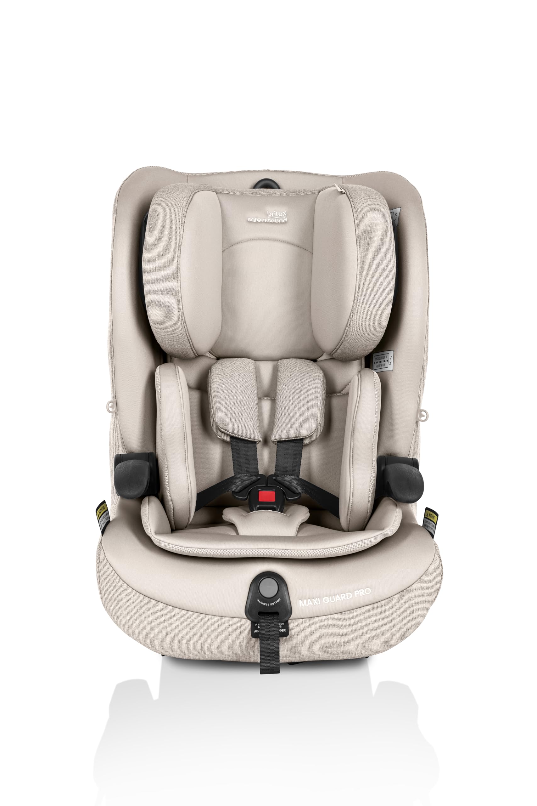 Britax Safe-n-Sound Maxi Guard Pro Style Car Seat Oat, Forward Facing, in-Built Harness, 6 Months to 8 Years, Side Impact Cushion Technology, Narrow Design, Harnessed for Longer (8056) Baby