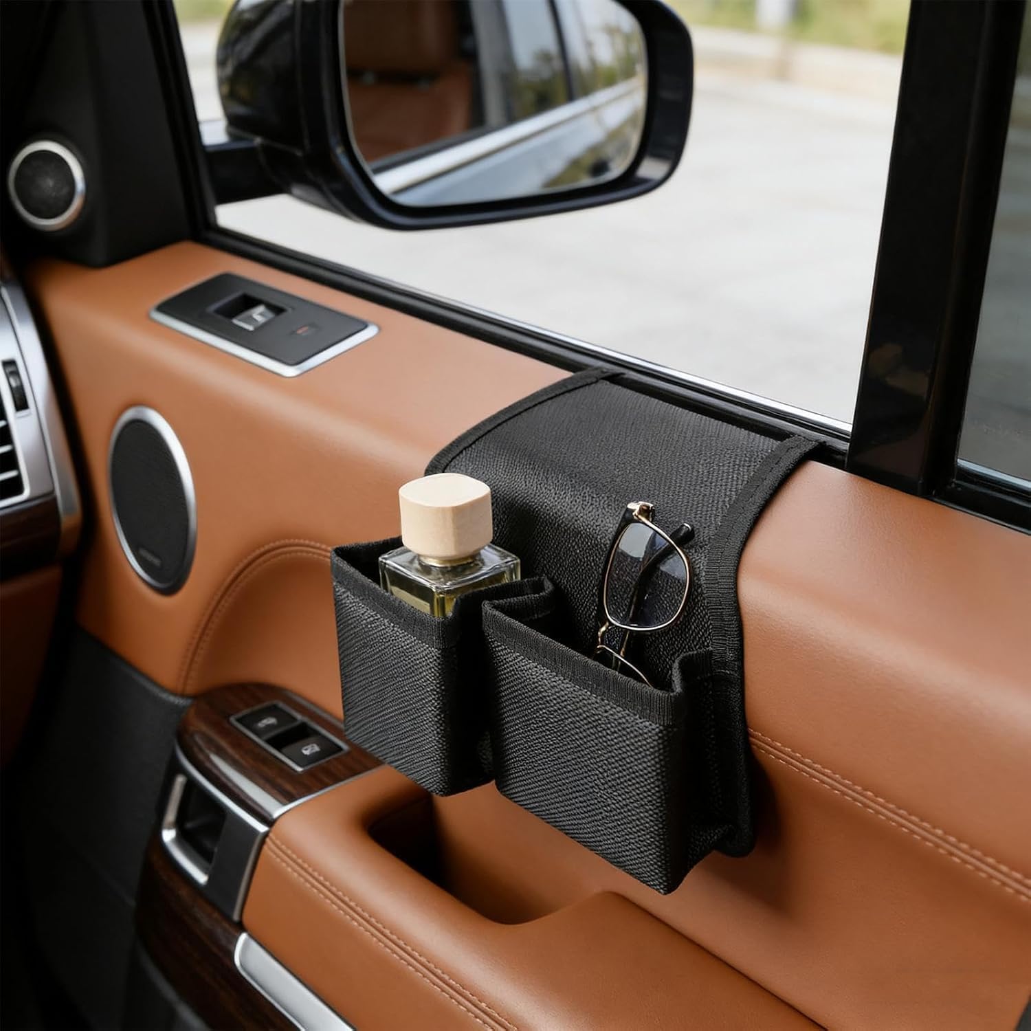 2 Pezzo Borsa Portaoggetti Auto per FIAT Ulysse 2022 2023 2024 2025 2026 | Tessuto Oxford Resistente Doppia Tasca Portaoggetti Design da Appendere al Finestrino Organizzazione Pulita dell Abitacolo