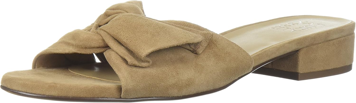 Naturalizer Women's Mila Sandal, barley suede, 5 Medium US