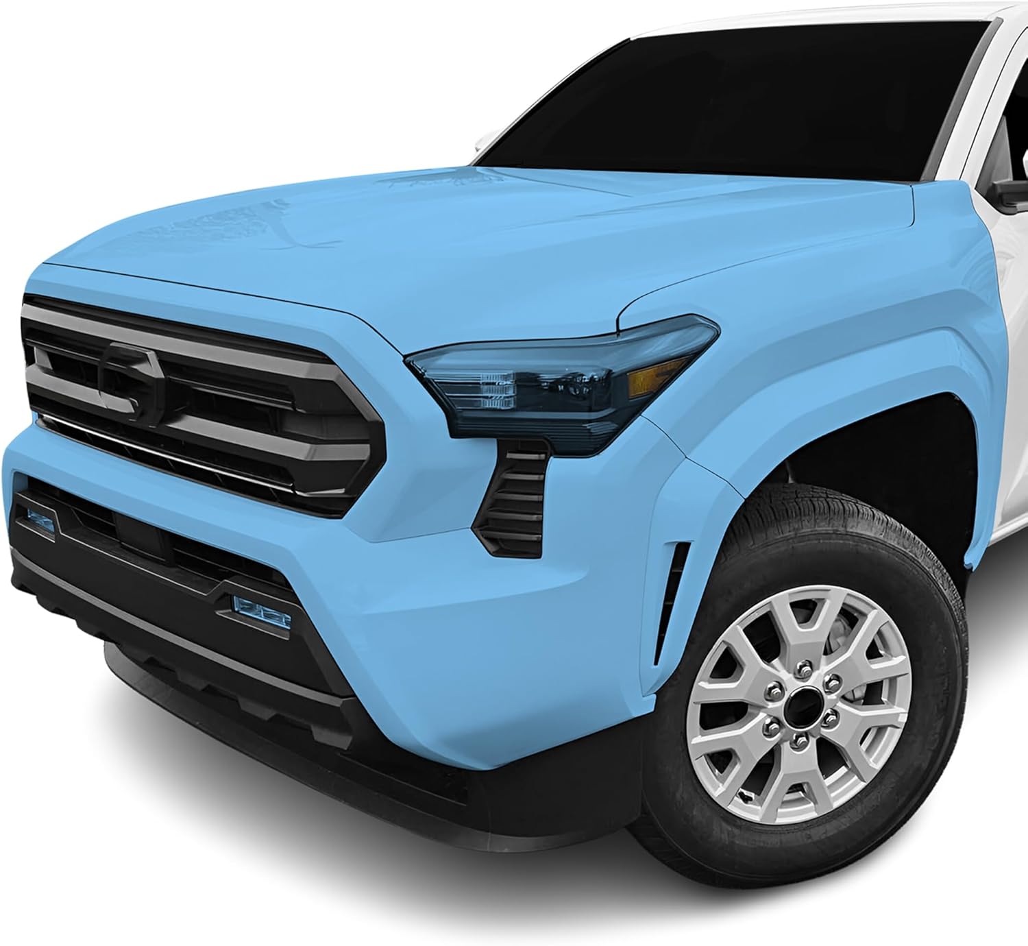 BOGAR TECH DESIGNS for Toyota Tacoma (SR & SR5) 2024+ Front Middle and Front Sides Premium Paint Protection PPF Film Kit Cover, Clear Bra