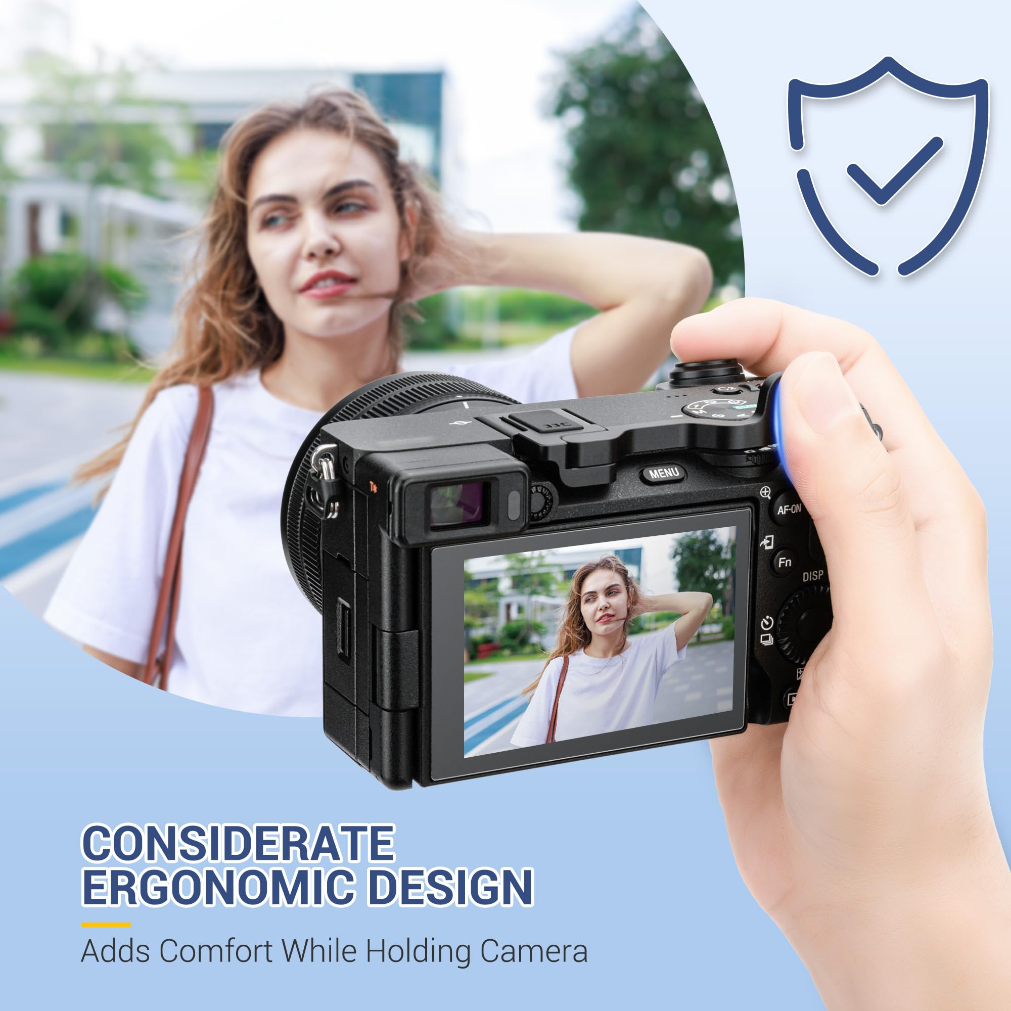 Amazon.com : JJC Deluxe Metal Thumb Up Grip for Sony A6700 Camera