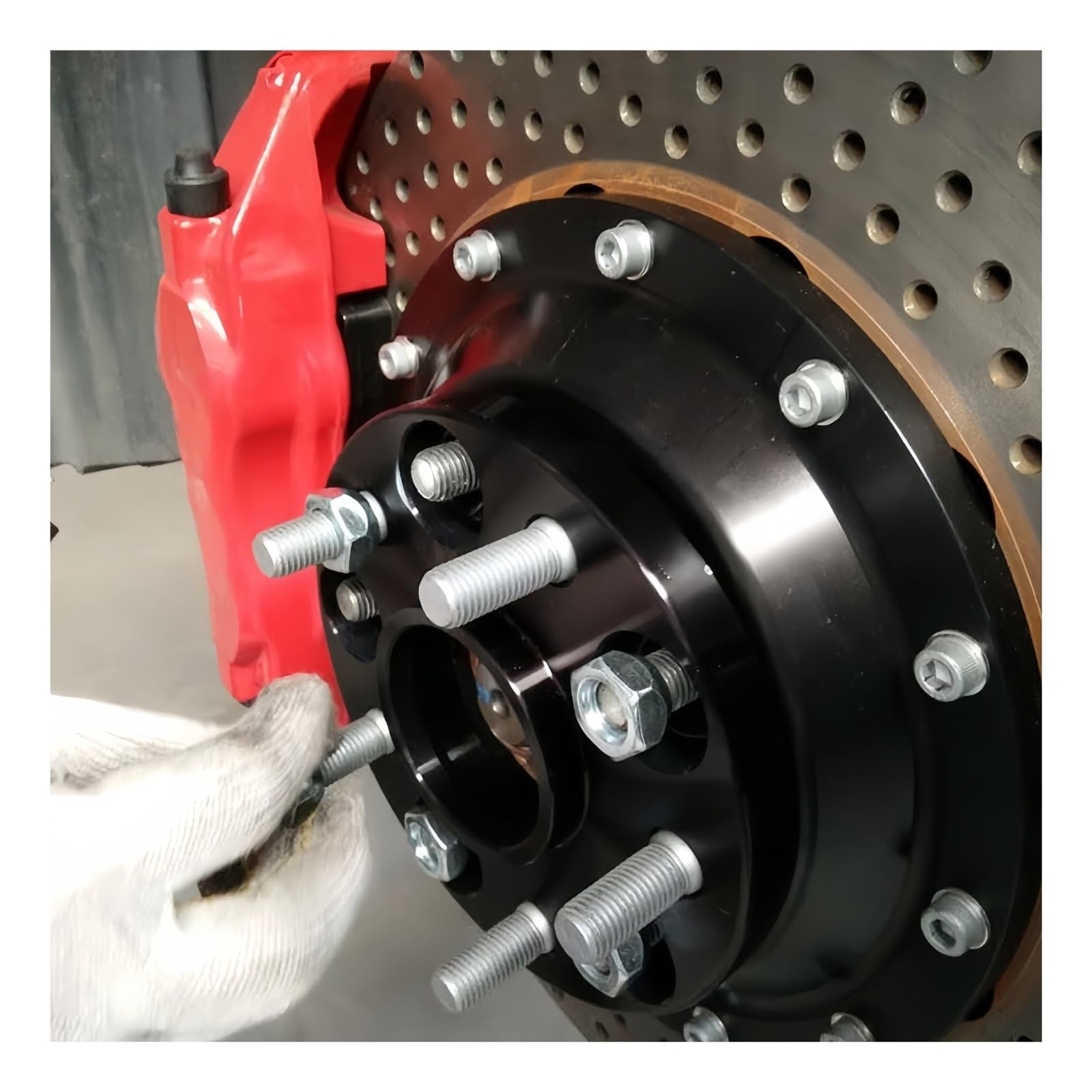 Entretoises de roue personnalisées, 2 pièces, adaptateurs Conversion PCD 4x110 à 4x100 4x108 4x130 4x114.3 4x98(2PCS 40mm Black)