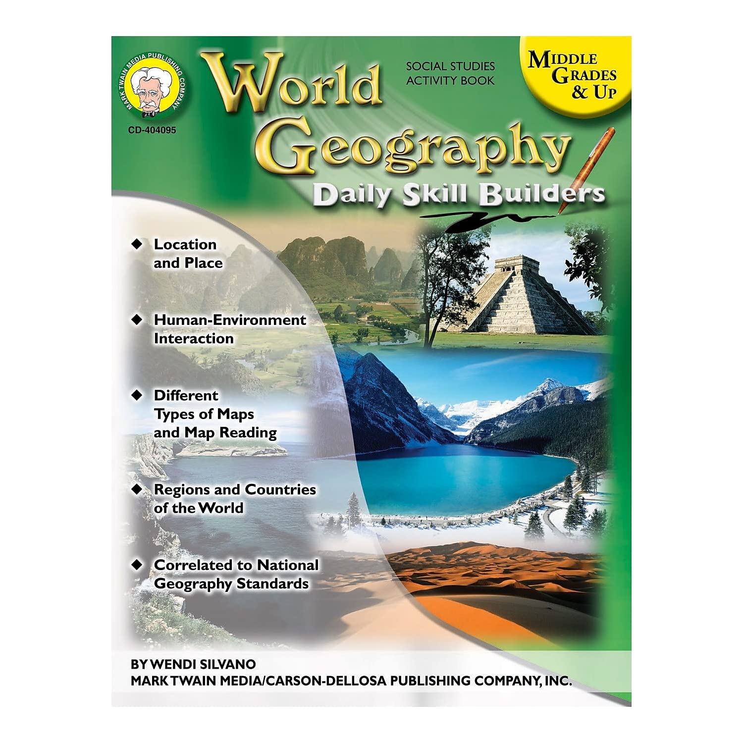 World Geography, Middle Grades & Up (Daily Skill Builders) (Volume 7)