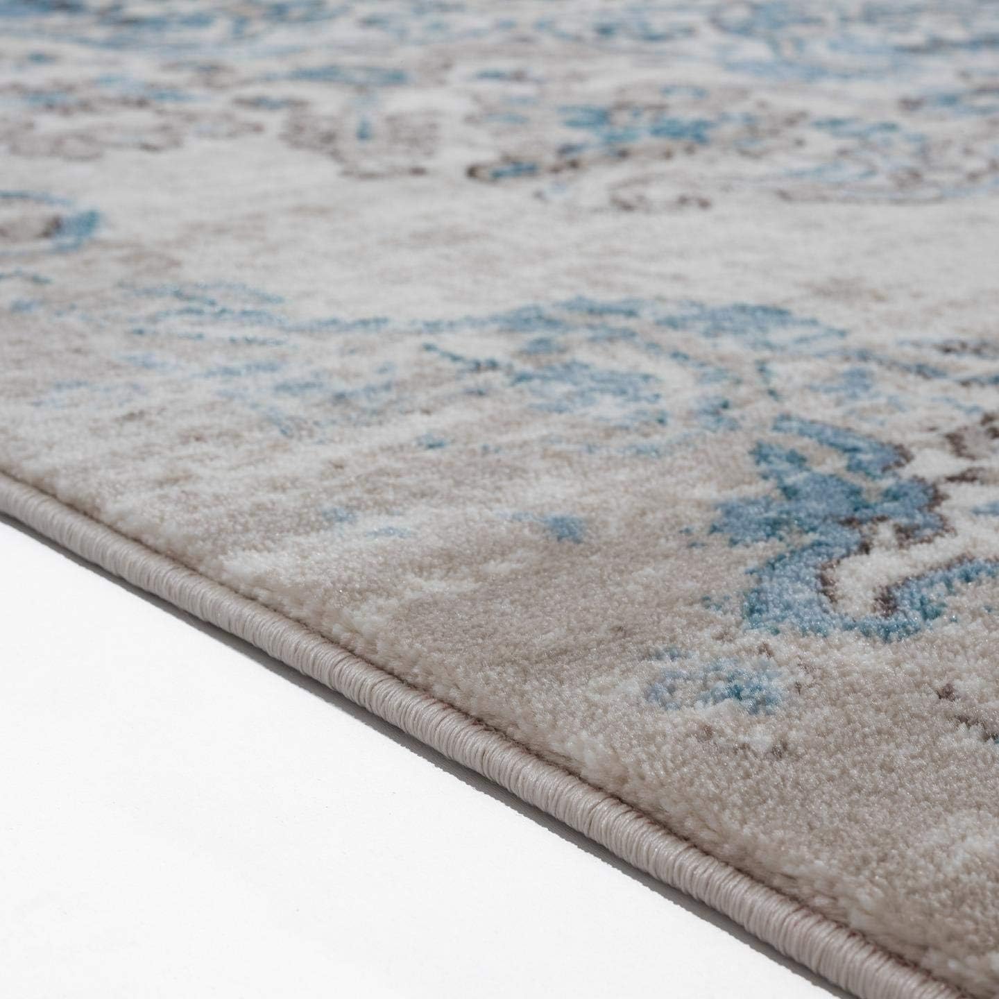 LUXE WEAVERS Victoria Collection 7729 Ivory 8x10 Oriental Area Rug
