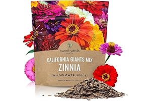 Zinnia Seeds - California Giants Mix: A Garden of Dazzling Colors and Grand Blooms