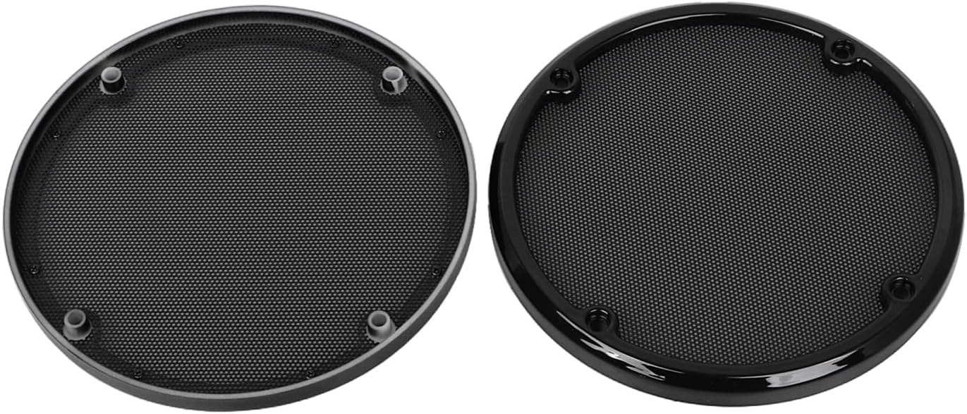 Black Metal Rear Speaker Grills Mesh Cover fit for Harley Electra Glide Ultra Classic Ultra Limited Tri Glide Ultra FLHTCU 2014-2023