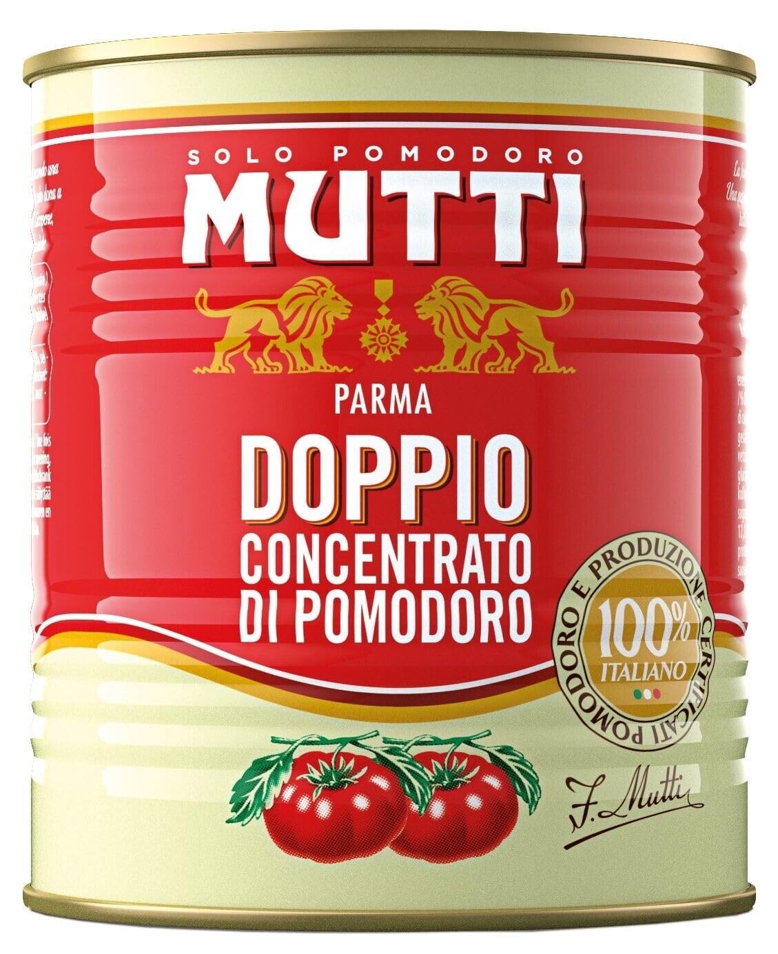 12er-Pack Mutti Doppeltes Tomatenkonzentrat,Doppio Concentrato di Pomodoro,880g Dose