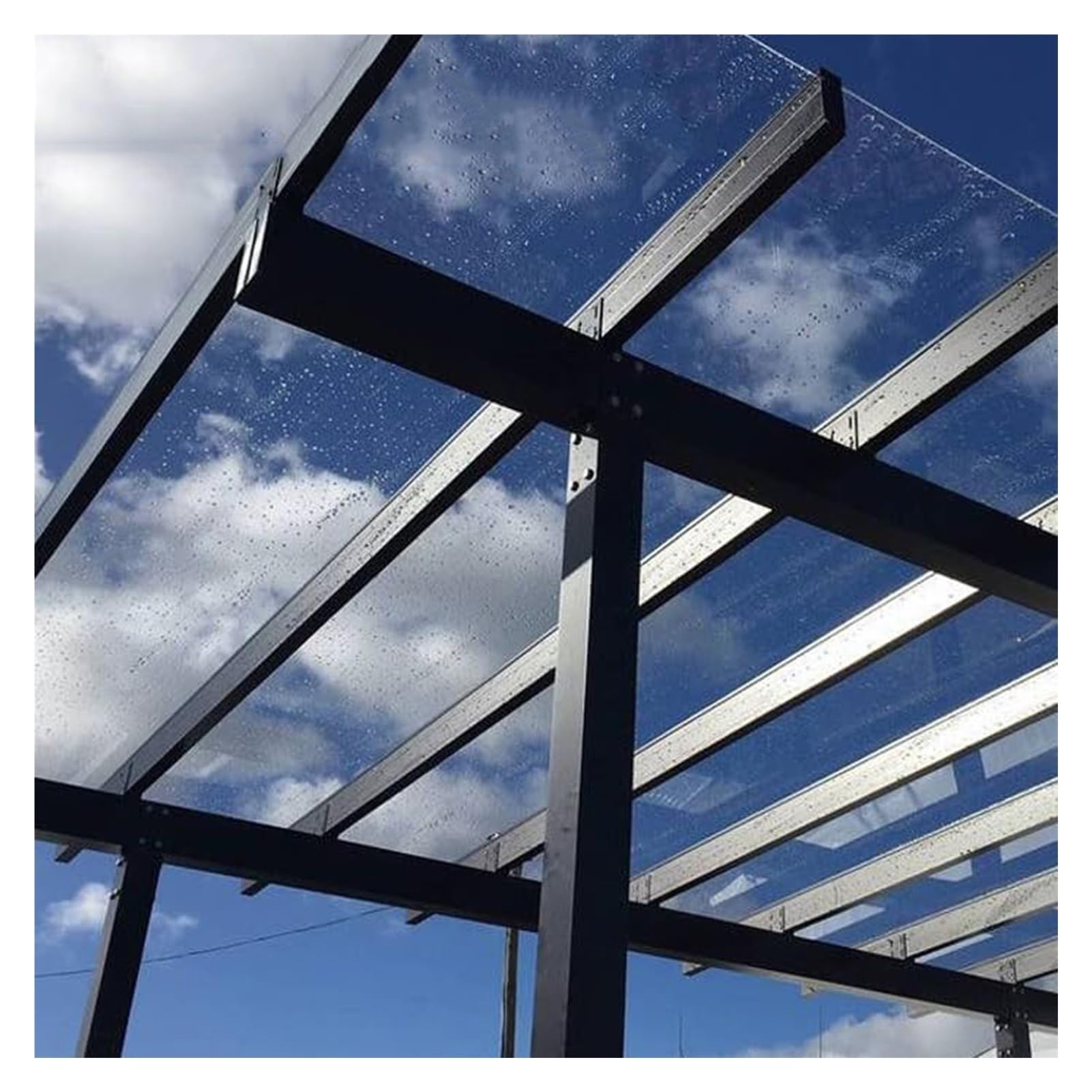 Toiture de toit pour serres et abris de jardin en polycarbonate durable