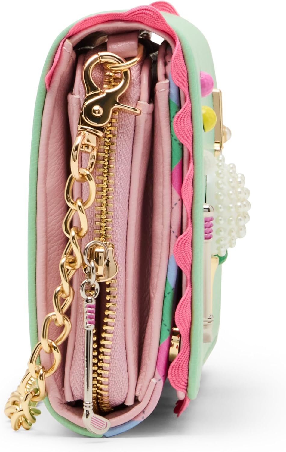 Betsey Johnson Gone Clubbing Wallet Crossbody