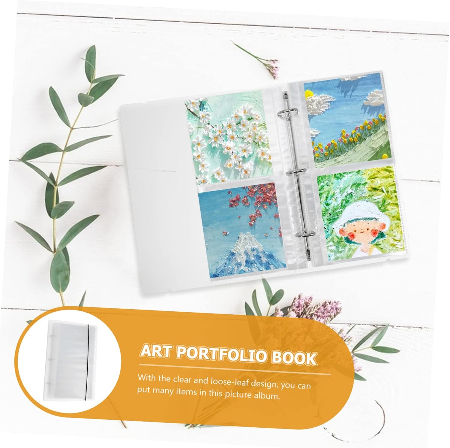 Multi-function Artwork Portfolio Folder Photo Album Binder Large Capacity