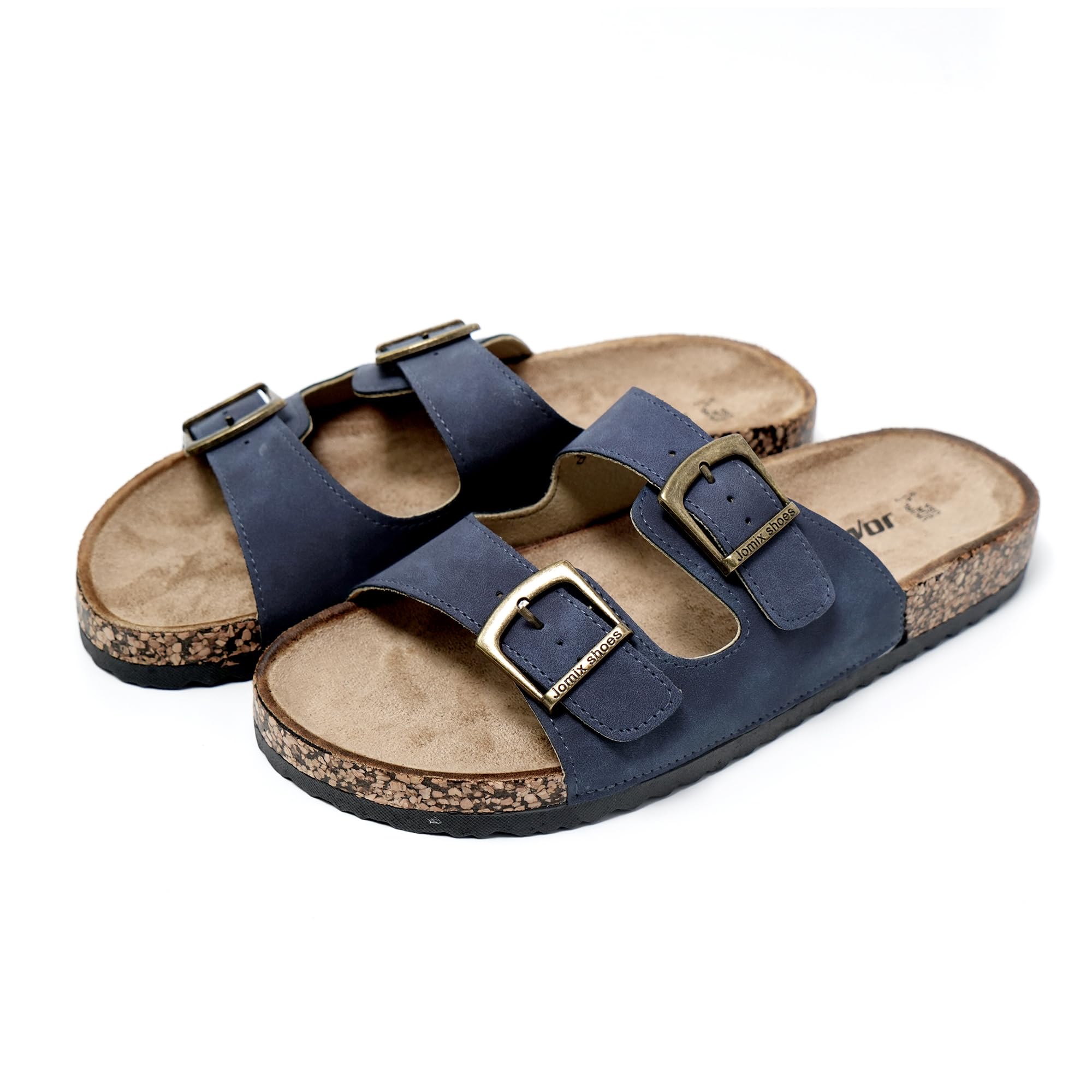 JOMIX Sandales Homme Tongs Hommes Chaussons d'été Chaussures de Plage Confortables pour Maison Piscine Mer Douche