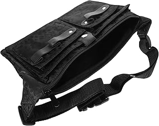 Saco de cintura tesouras cabeleireiro multifuncional de Oxford portátil e resistente para barbearia para armazenar tesouras pentes e acessórios de corte