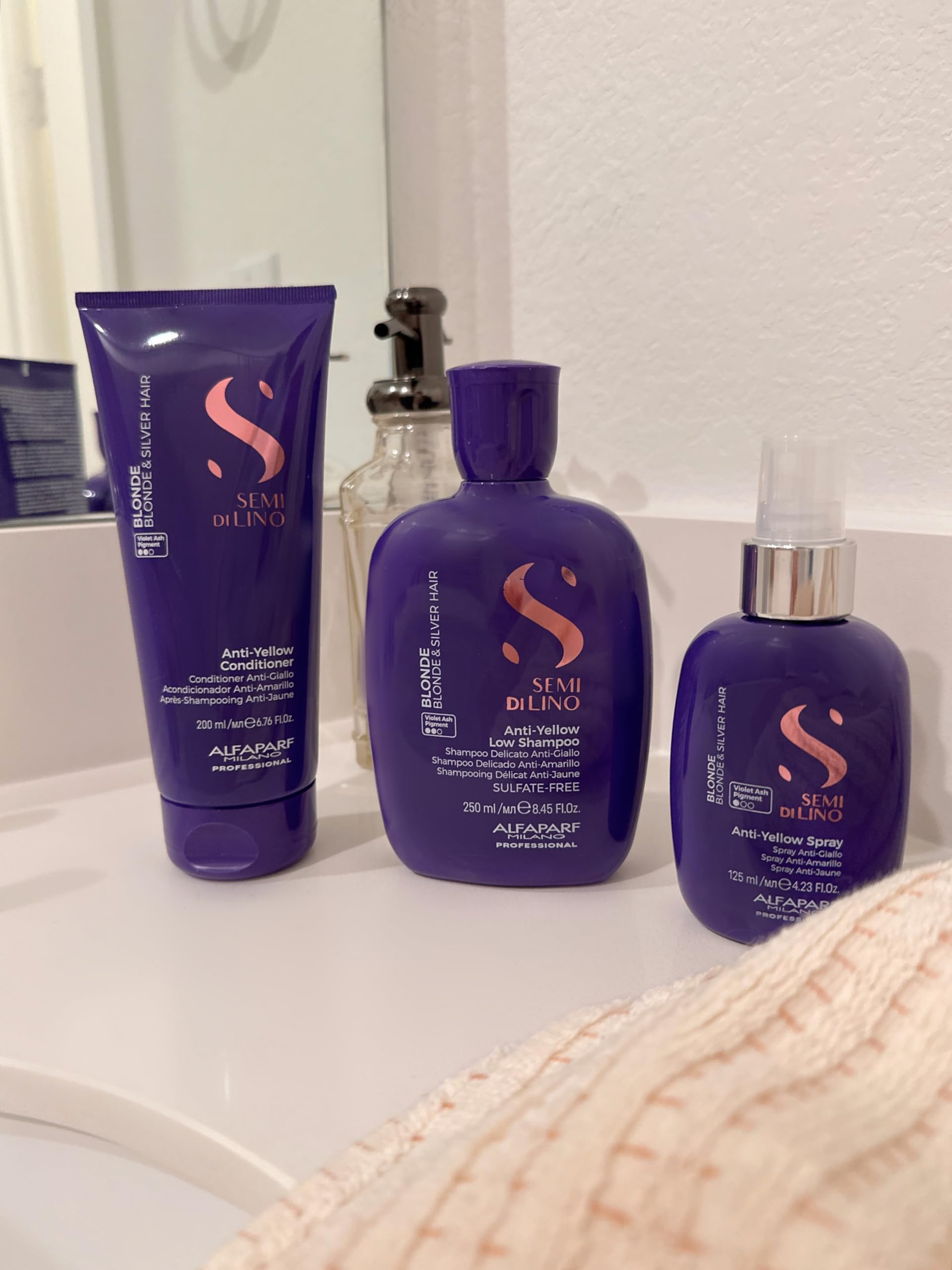 Alfaparf Milano Zestaw lnu Holiday Blonde do włosów blond i srebrnych