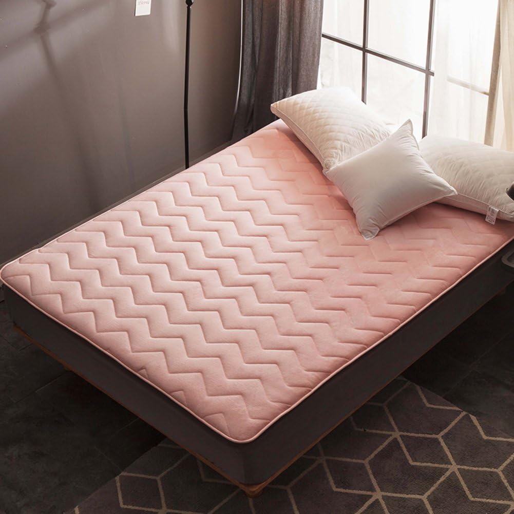 YCTTMM Coral Fleece Tatami Mattress,Japanese Futon Mattress Thai Massage Bed-B 180x200cm(71x79inch)