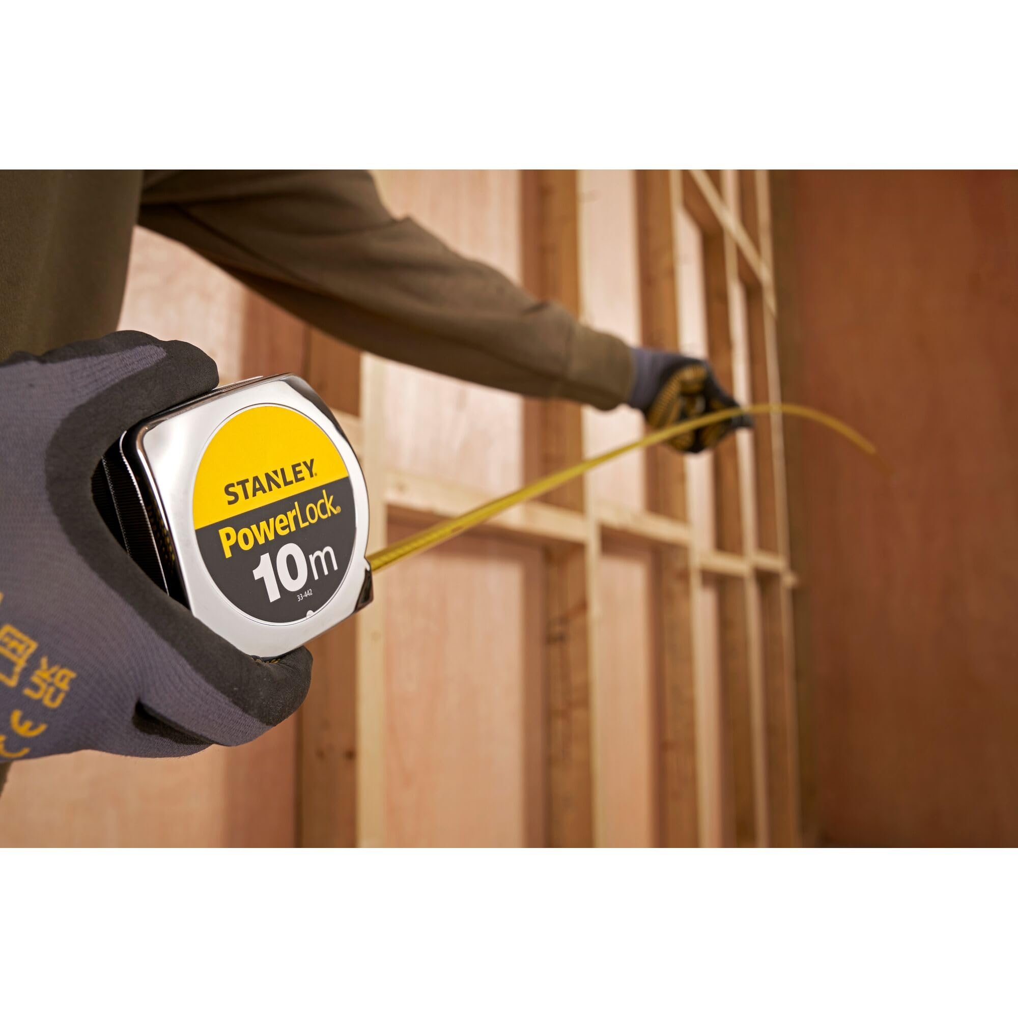 Mesure - STANLEY - 1-33-442 - 10 m x 25 mm - Powerlock Classic ABS