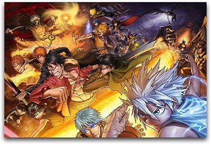 Manga Anime One Piece Naruto Shippuuden Dragon Ball Dragon Ball Z Shingeki No Kyojin Yu Gi Oh Bleach Assassination Classroom Hunter X Hunter Yu Yu Hakusho Fairy Tail Meitantei Conan Deat Amazon Co Uk Toys