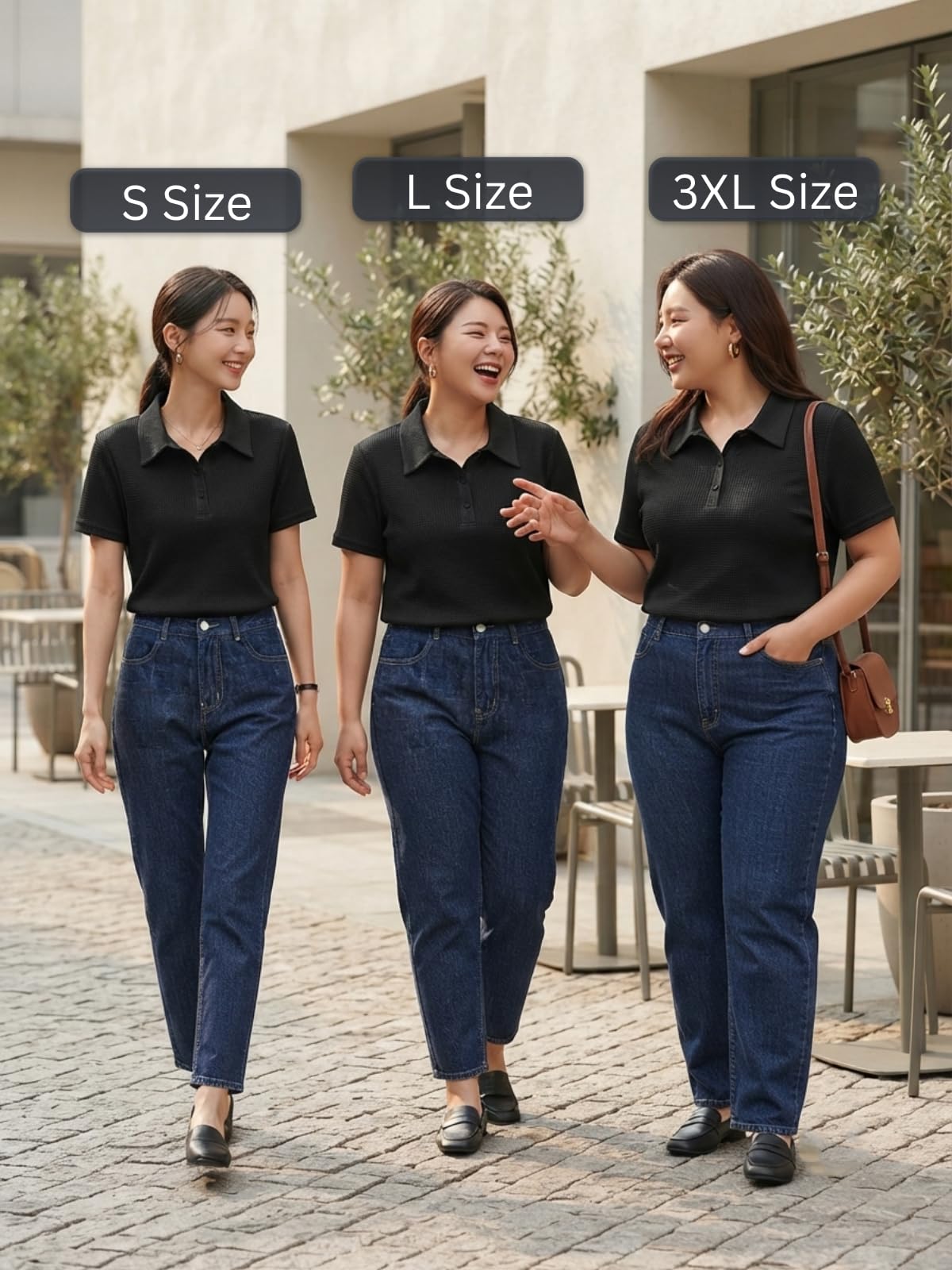 Leriya, maglietta da donna con colletto, stile occidentale, oversize, abbigliamento da lavoro, ufficio, tempo libero