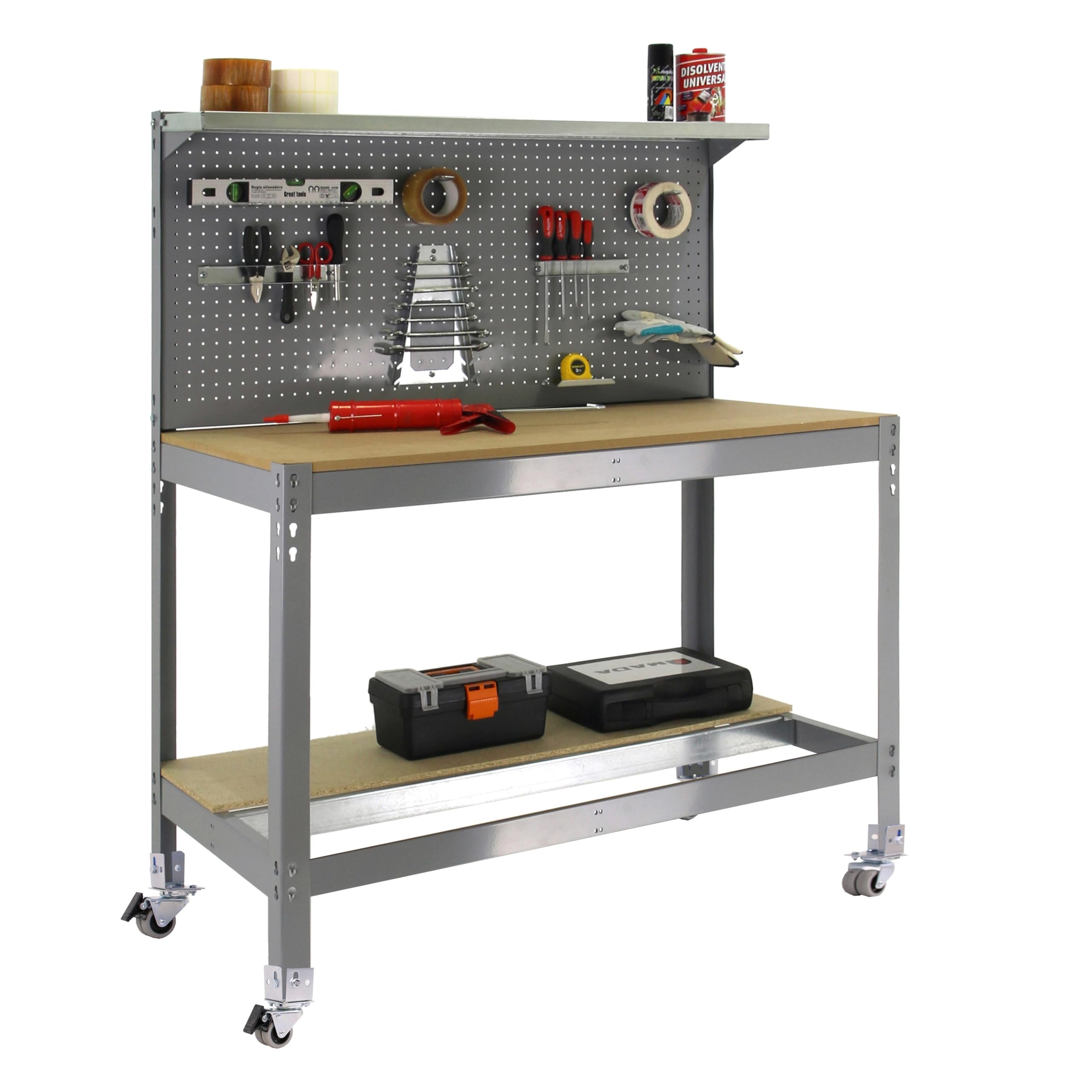 Simon Rack Banco de Trabajo Taller con Ruedas 910x610 mm - BT3