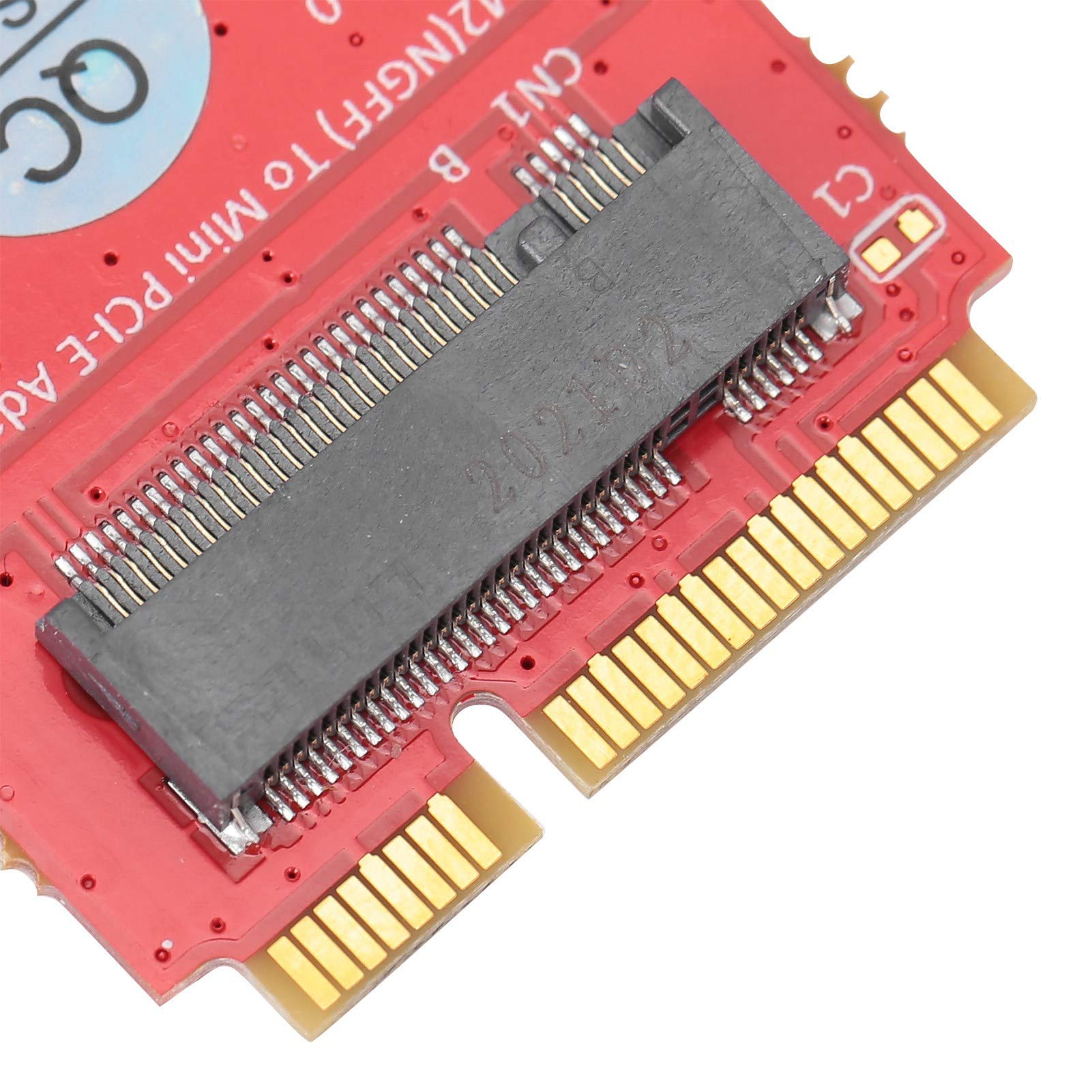 Fdit Mini PCI Express Adapter do komputerów stacjonarnych, M.2 NGFF B na adapter mini PCIe obsługuje port USB modułu WWAN oparta na SSIC, klucz B 3042/3052