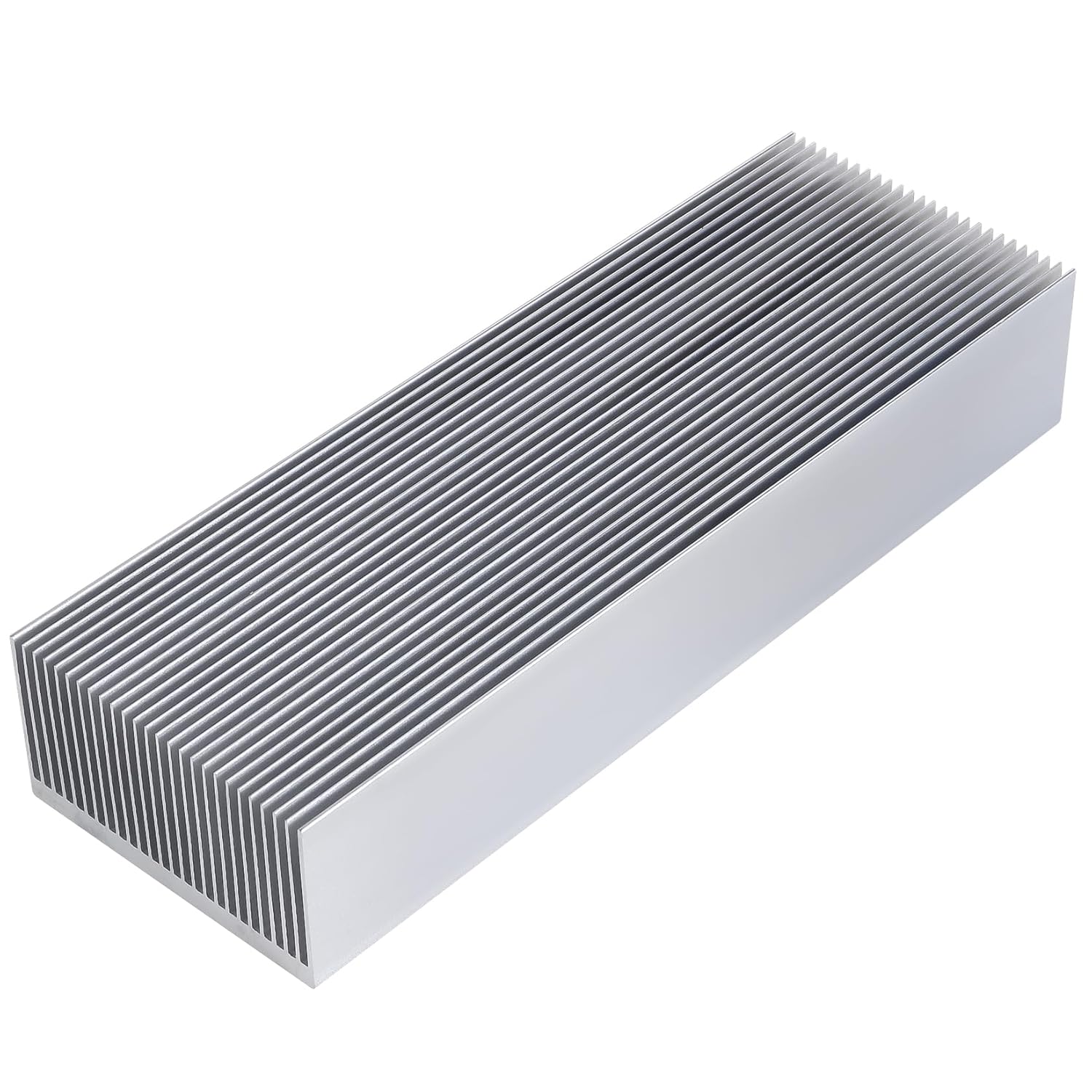 Large Aluminum Heat Sink 11.8"x2.71"x1.41"/ 300x69x36mm Heatsink High Power Cooling Plate 27 Fin Radiator GPU Cooler IC Module PC Computer Led PCB Charger Electronics Amplifier