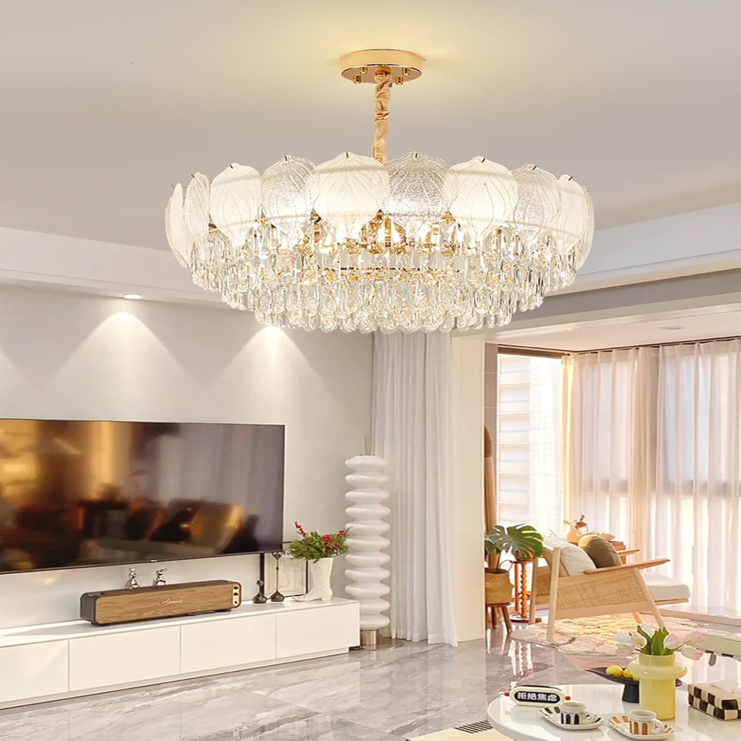 ゴールド クリスタルシャンデリア 【公式通販】