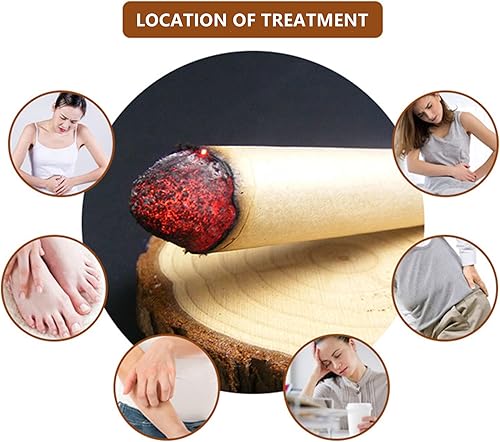 Vista 6 de 30 Rolls Pure Moxa Rolls para Moxibustión Mugwort Moxa Sticks (30)