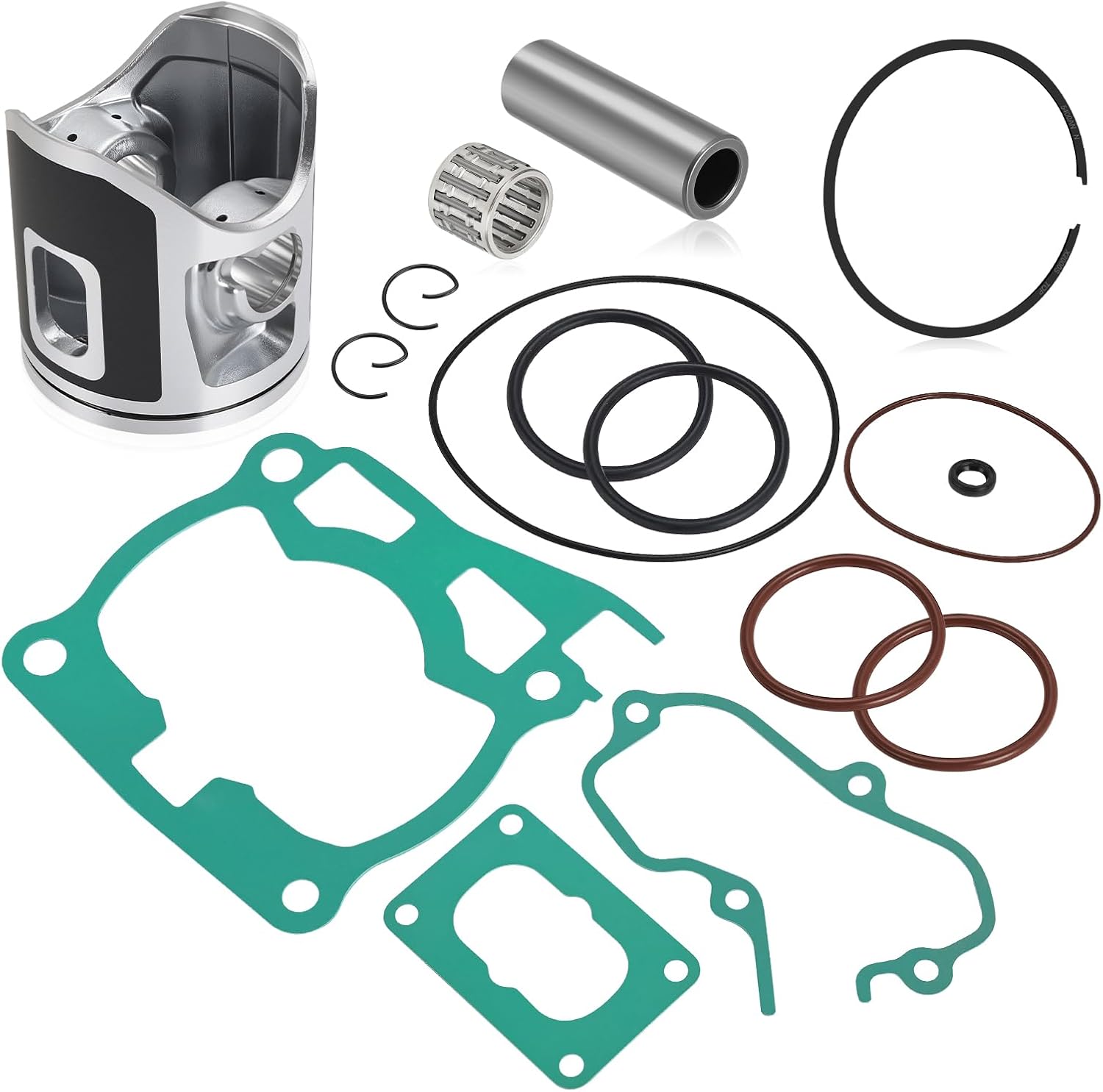 JAVIK Top End Rebuild Kit STD 54mm Piston Rings Gasket Kit For Yamaha YZ125 YZ 125 1998-2000 O.E.M# 4XM-11631-30-D0
