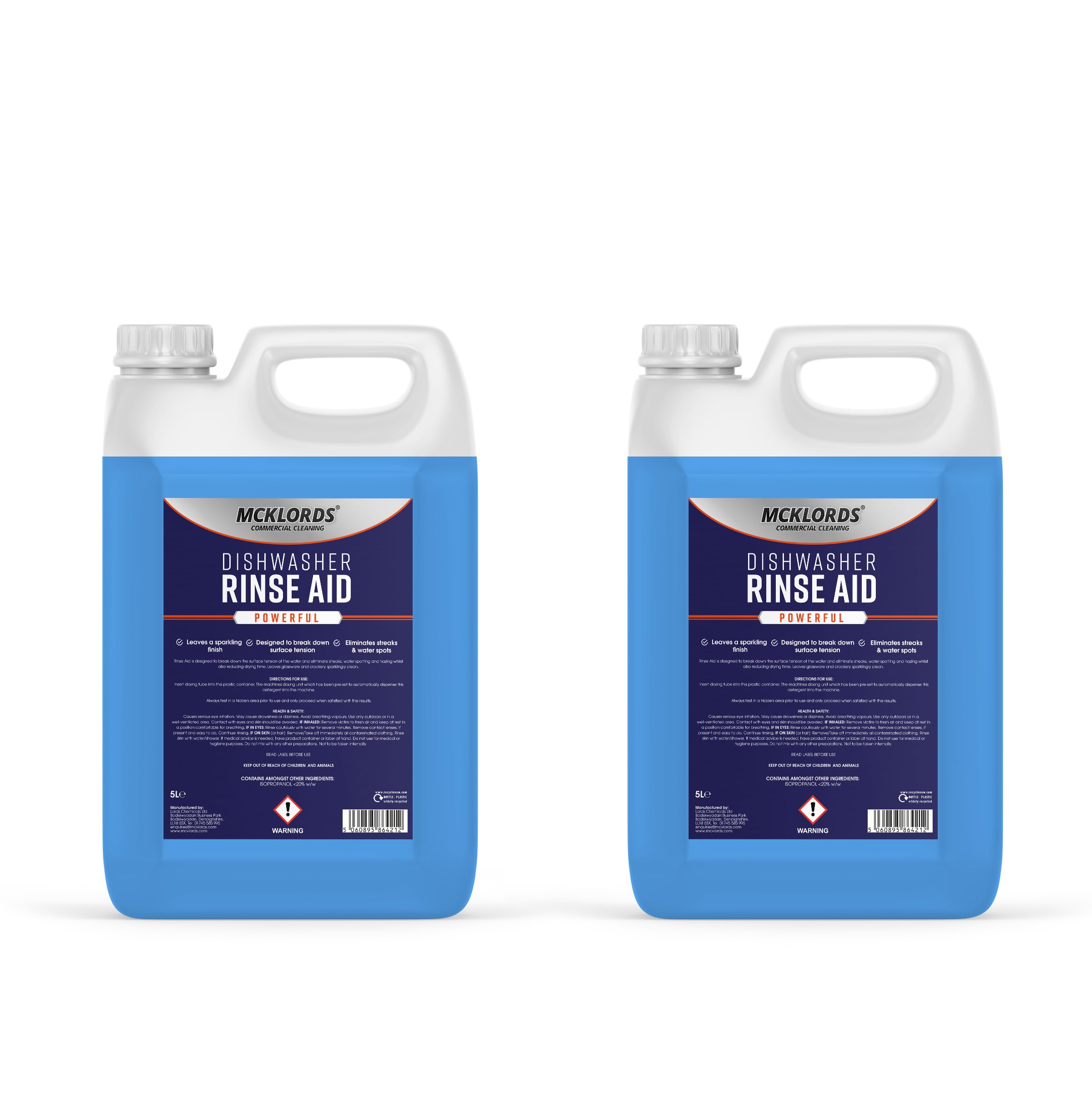 McKLords - Dishwasher Rinse Aid - Professional Rinse Aid 1L For