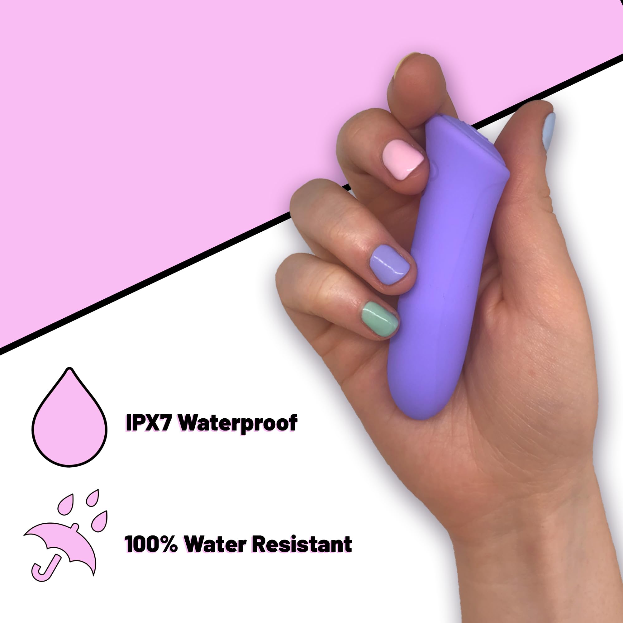 Naked Grapefruit USB Rechargeable Ball Vibrator with 7 Settings - Portable  Mini Body Safe Silicone Massager - Strong and Powerful But Quiet - Purple :  Amazon.se: Health & Household Products