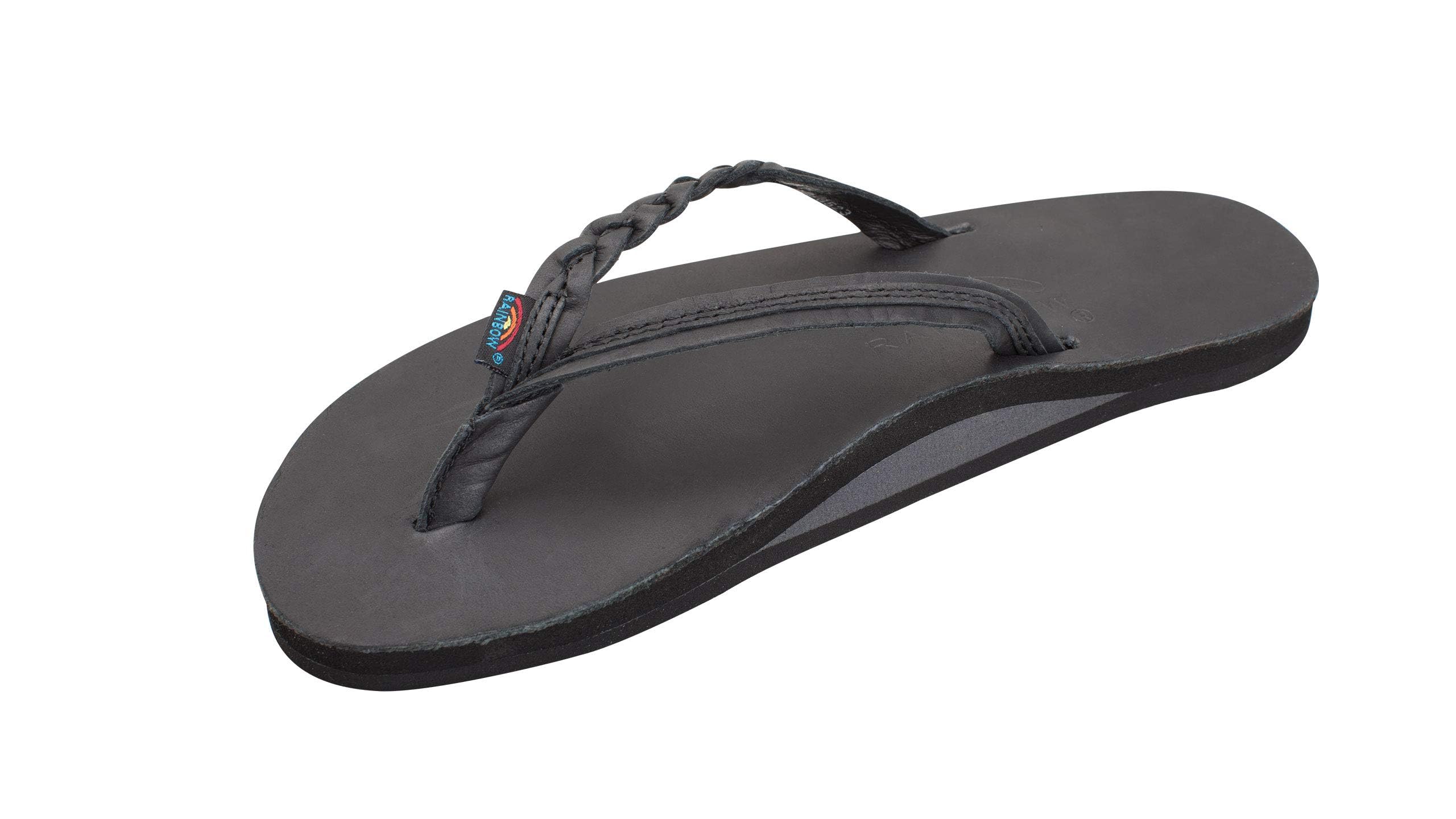 Rainbow Sandals Women’s Flirty Braidy Premier Leather w/Single Braided Strap