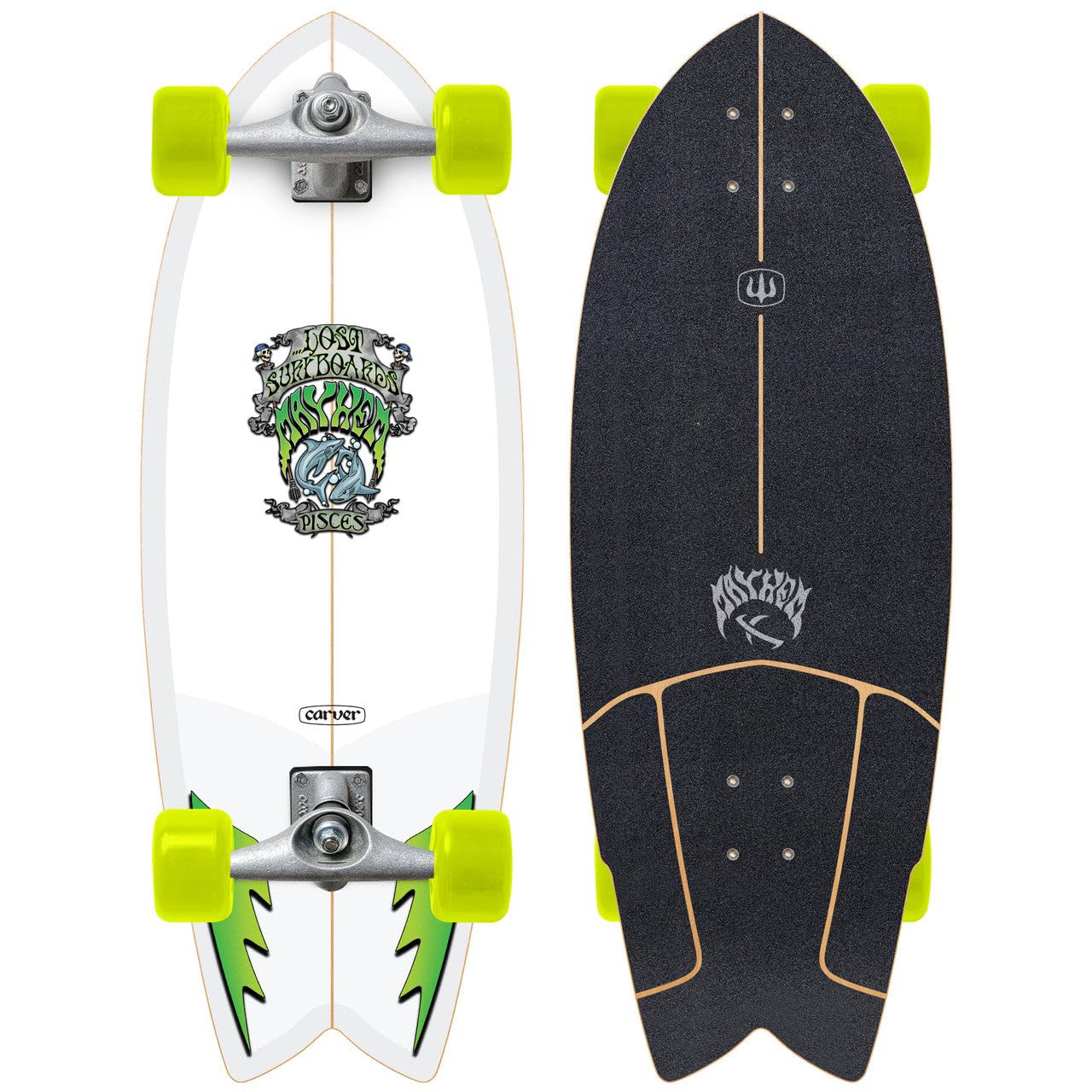 Surfskate Complete, Lost Pisces C7 29, Carver