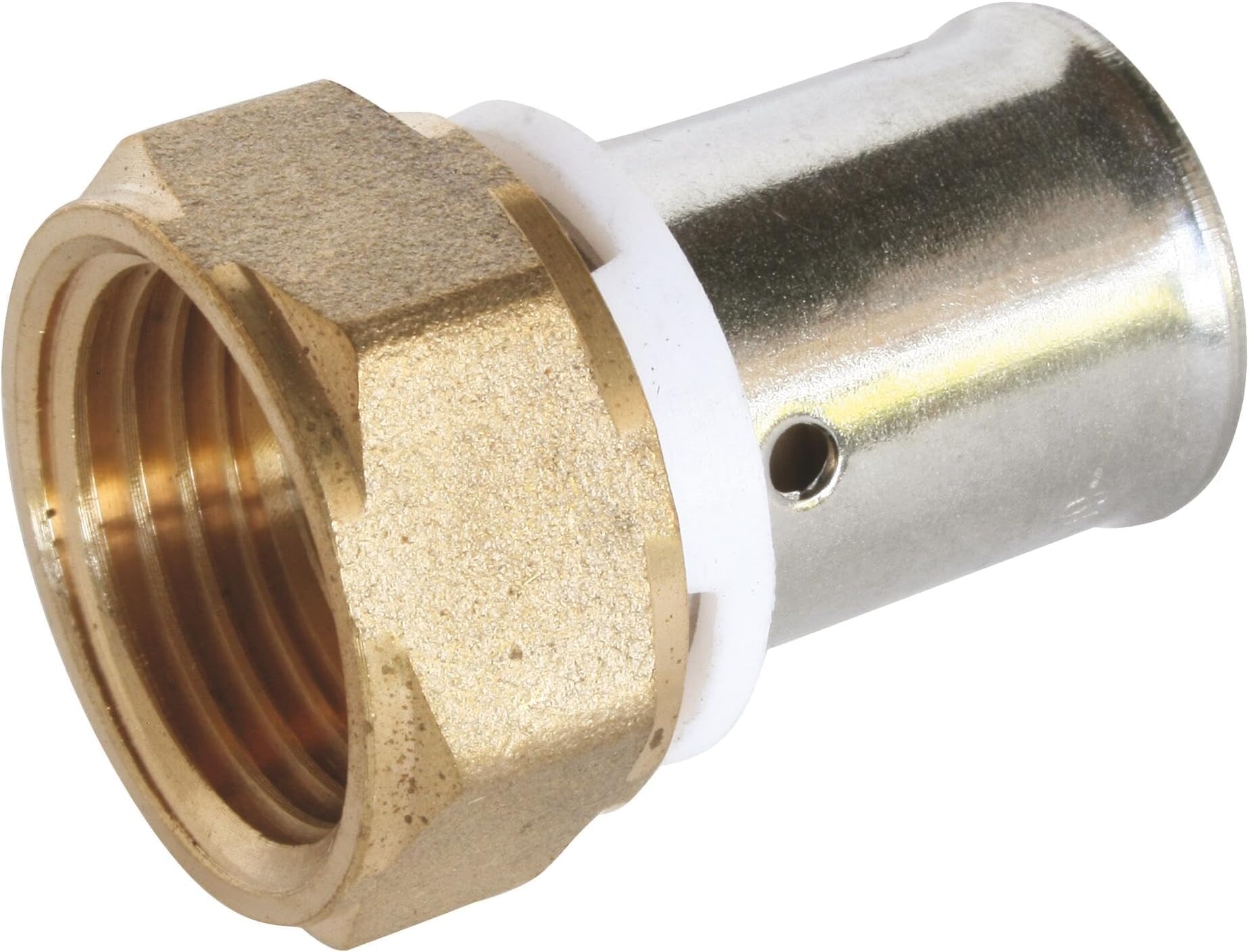Raccord à sertir femelle 15/21 PER 16 SOMATHERM FOR YOU de qualité robuste acier inox