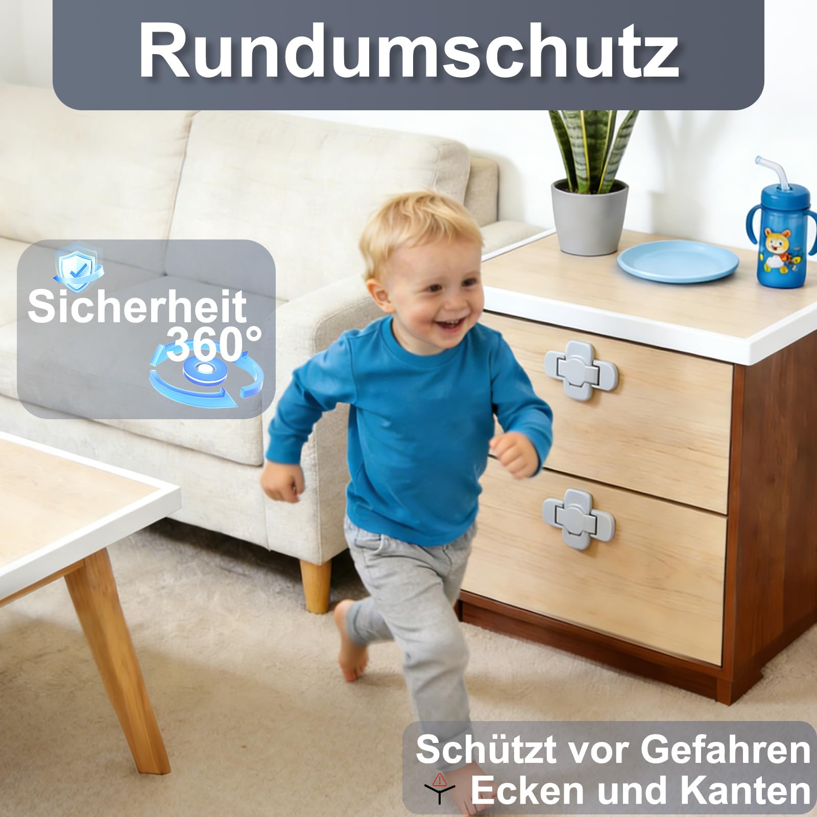 Kantenumleimer selbstklebend, Kantenschutz Baby, Eckenschutz Kantenschutz, U-Förmig TPE Kantenband für Schrankreparatur, Möbelrestaurierung und Renovierung (Weiß,U16mm*3m) - 5
