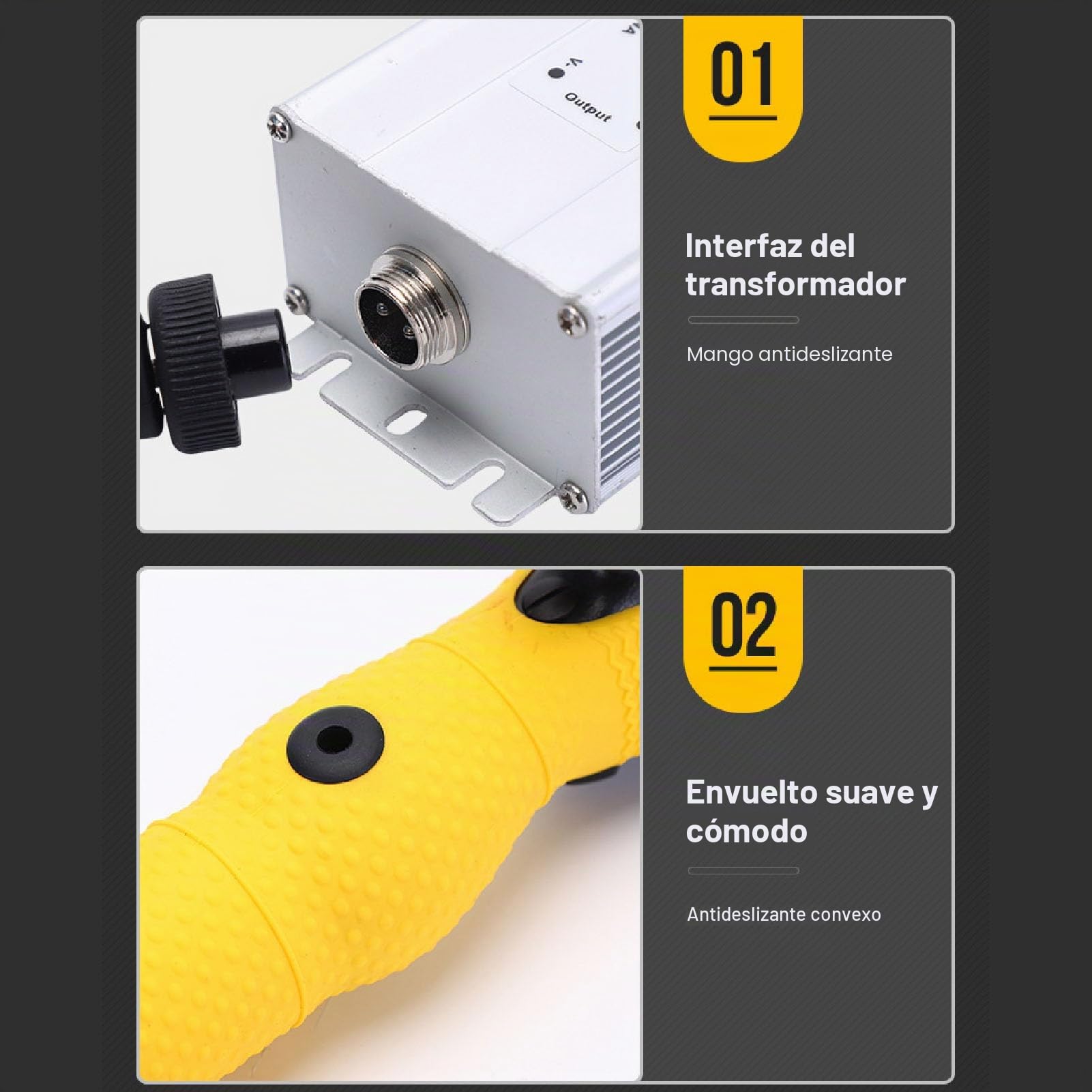 Tijeras Eléctricas para Ovejas, Cortapelos Eléctricos para Cabras con Hoja de Acero Al Carbono de Alta Velocidad de 3000 Rpm con Mango Antideslizante para Cortapelos (EU)