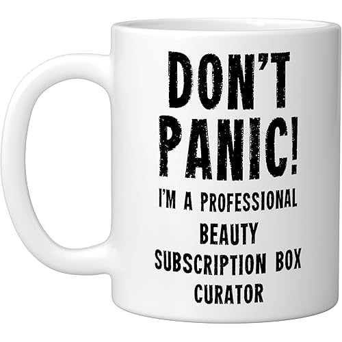 Beauty Subscription Box Curator Ceramic Mug, White