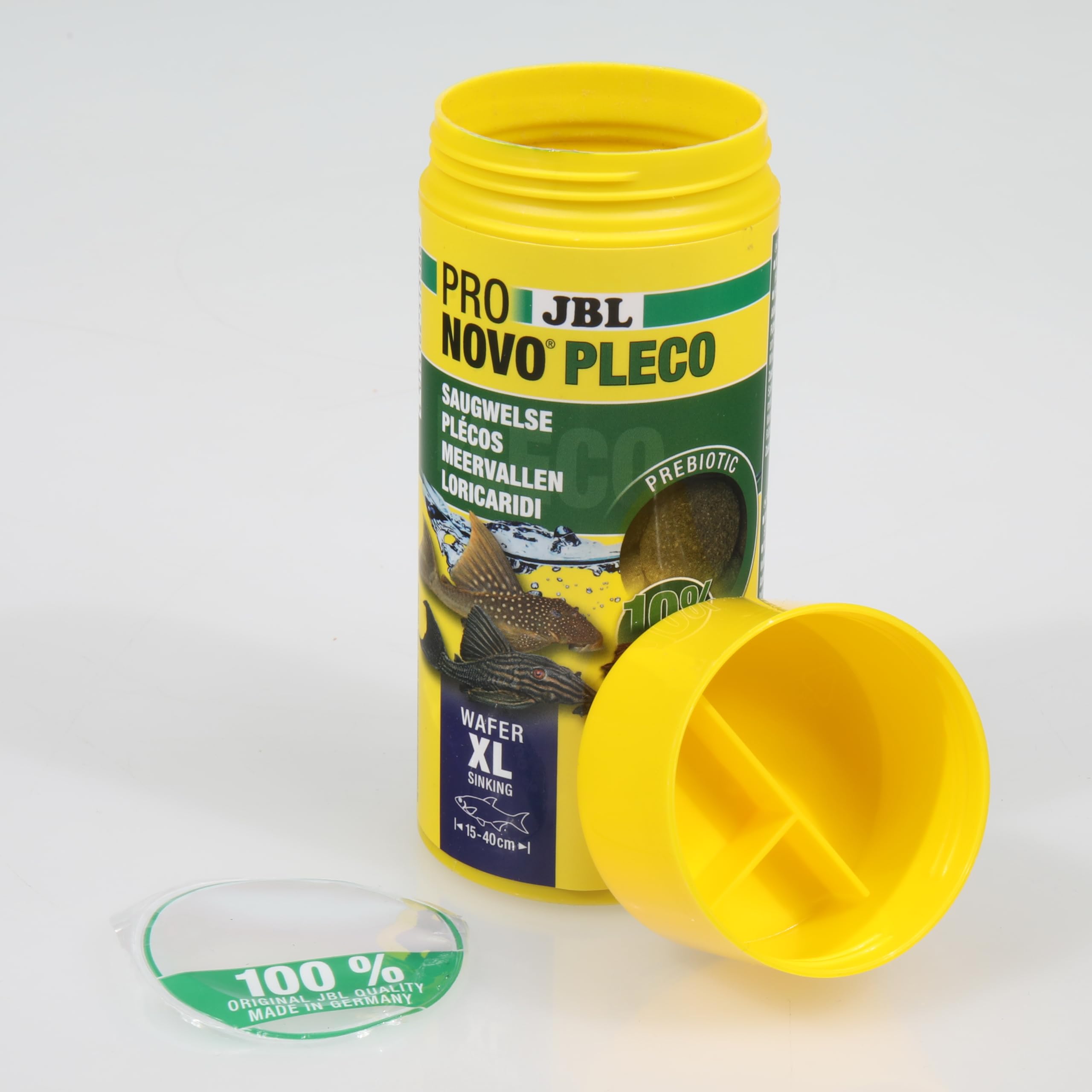 JBL Pronovo PLECO Wafer - Comida para Peces, Talla XL, 250 ml