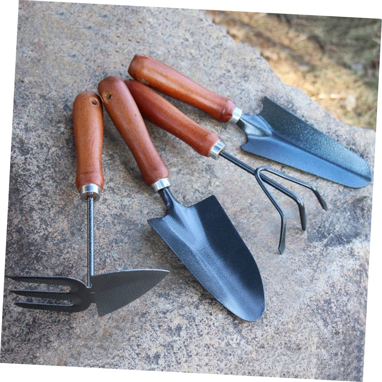 HEMOTON 3 Ensembles Mini Outils De Jardinage Ensemble pour Plantes Fleurs Outils De Jardinage Pratiques Durables 4 Pièces * 3