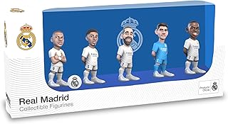 Minix Real Madrid 5-Pack 7cm Figurines – Courtois, Vinicius Jr, Bellingham, Carvajal,