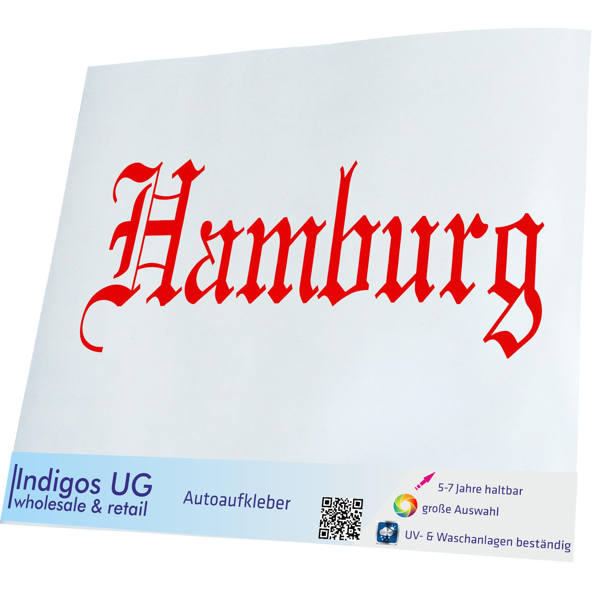 Sticker Stoccarda Per Auto INDIGOS UG - Adesivo Per Auto JDM Die Cut Auto OEM - Città Stoccarda - 200 X 50 Mm Argento - Auto Laptop Tuning Sticker Adesivo Per Lunotto
