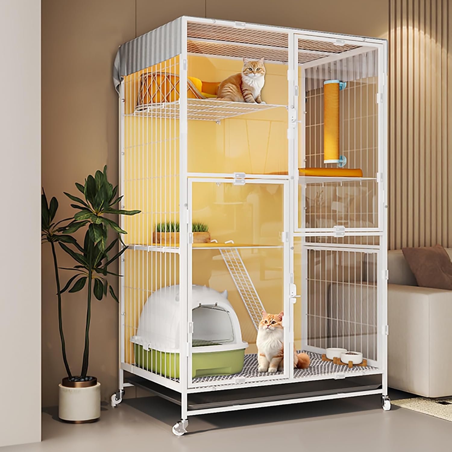 PINUE ハンドステッチニットキャミ＆カーデセット