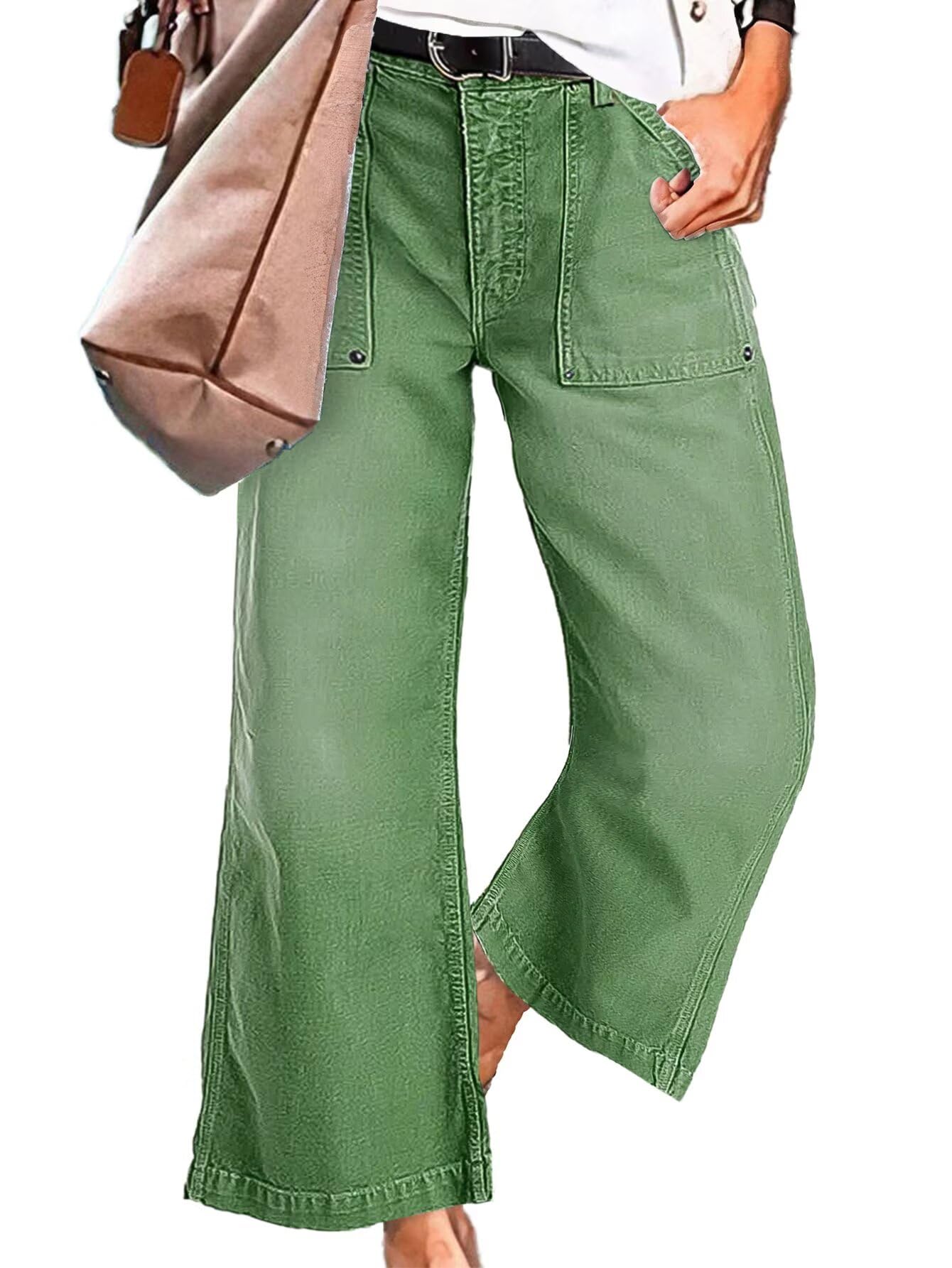 Flamingals Straight Wide Leg Capris