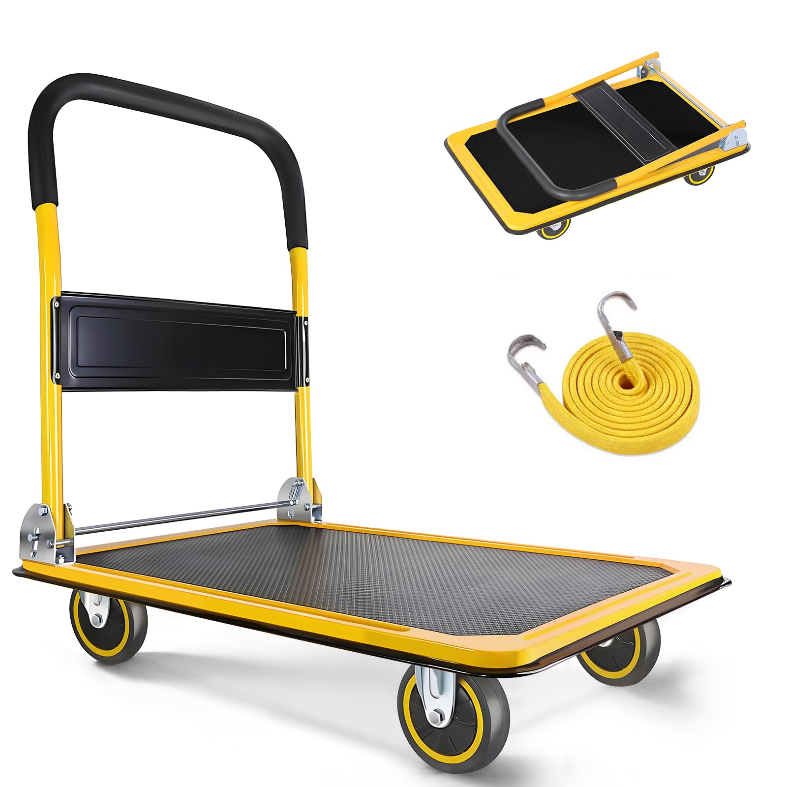 Amazon.co.jp: 「Merox」台車 大型72x48cm 耐荷重250kg スチール製 