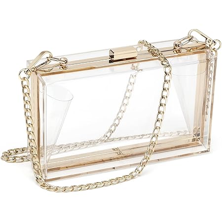 Small clear bag with strap Clearance