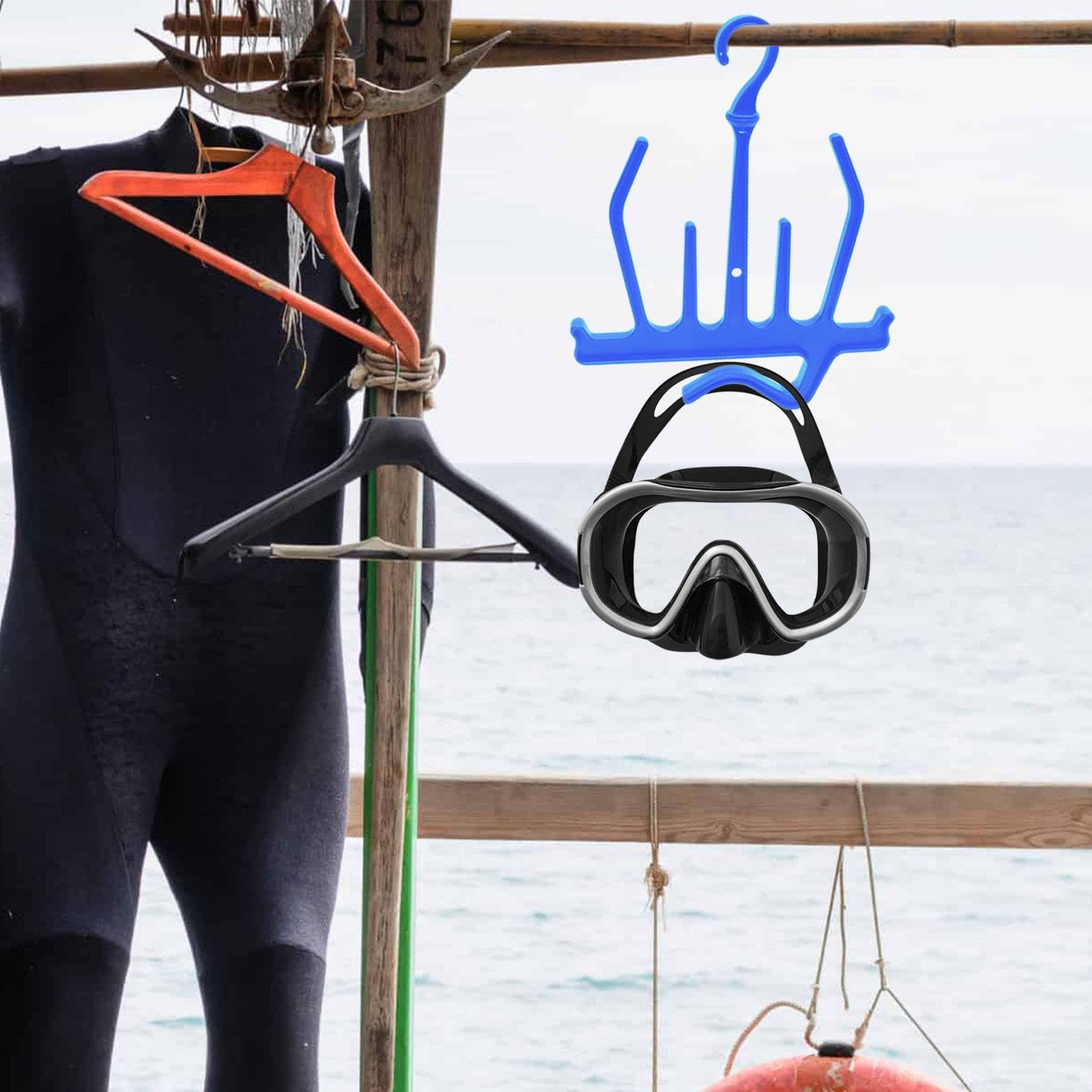 Cintre pour combinaison de plongée, cintre multifonctionnel robuste – Matériaux durables pour combinaison étanche, cintre pour accessoires de plongée sous-marine pour le drainage et le stockage,