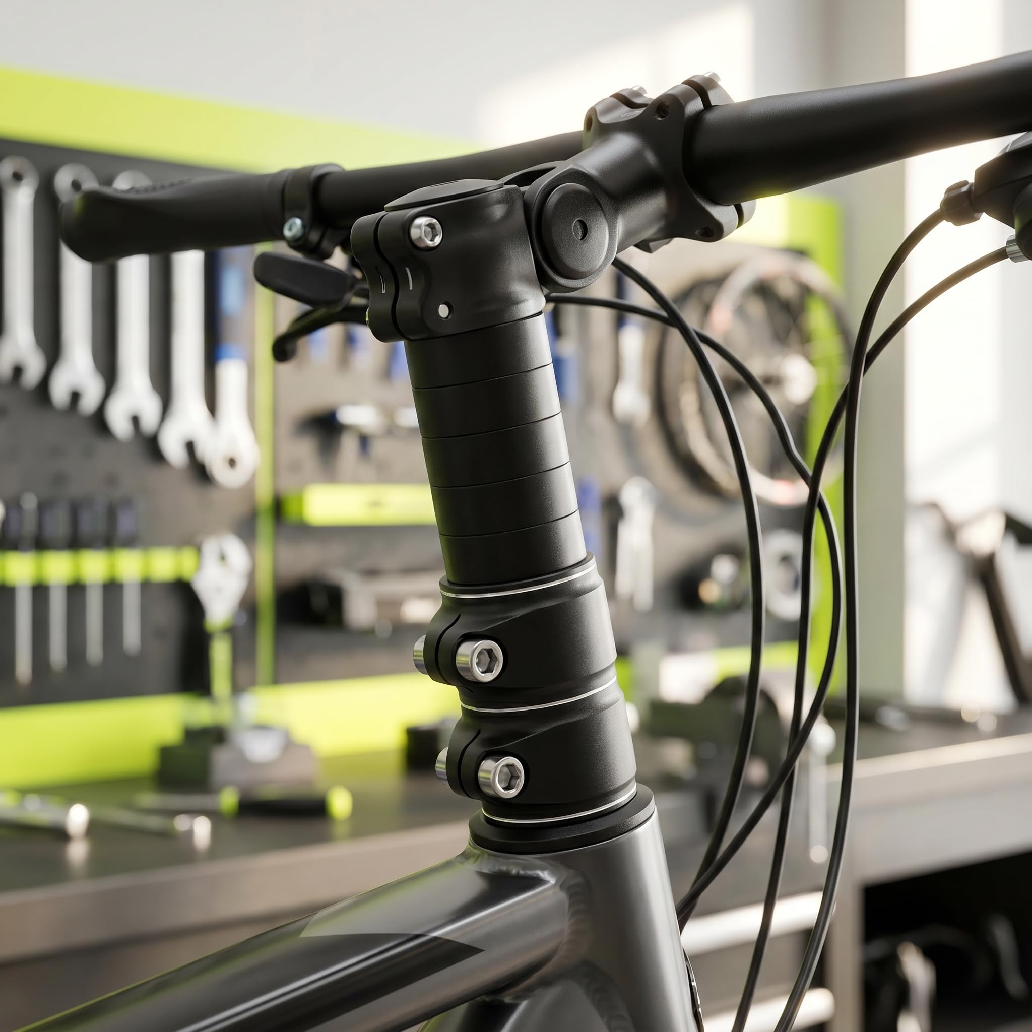 Puedno Lenkererhöhung Fahrrad 28.6mm, Höhenadapter Fahrradlenker, Fahrradlenker erhöhung, Fahrrad Vorbau Riser, Fahrrad Lenker Erhöhen für MTB Rennrad Sport & Freizeit