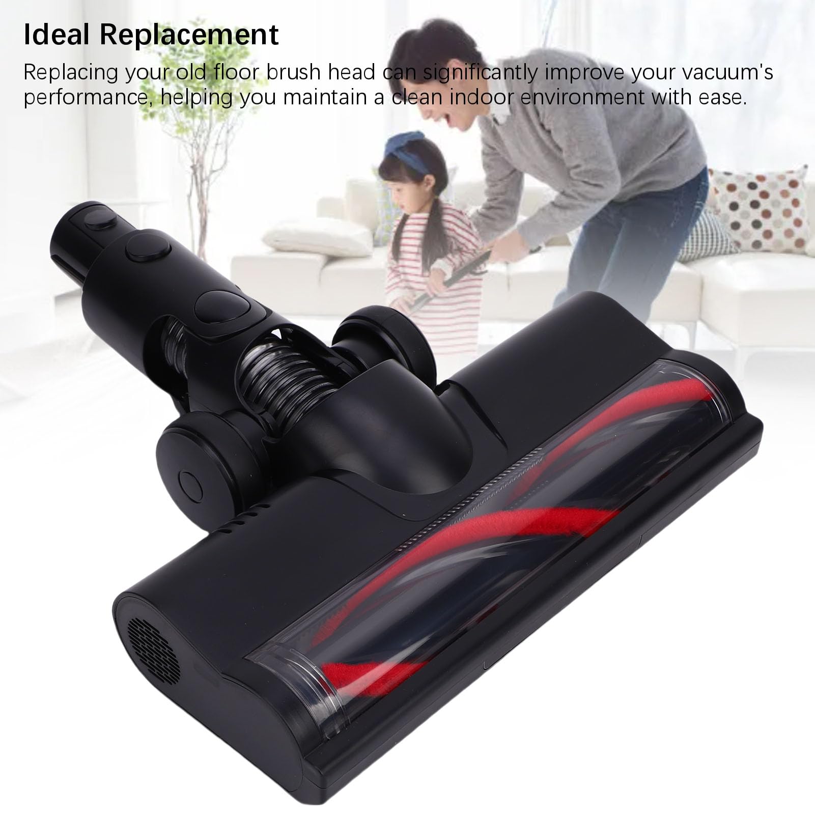 Srliya Reemplazo del Cabezal del Cepillo para Pisos de Aspiradora con Material ABS de Primera Calidad Accesorio de Cepillo Principal Ideal para Las Necesidades de Limpieza del Hogar