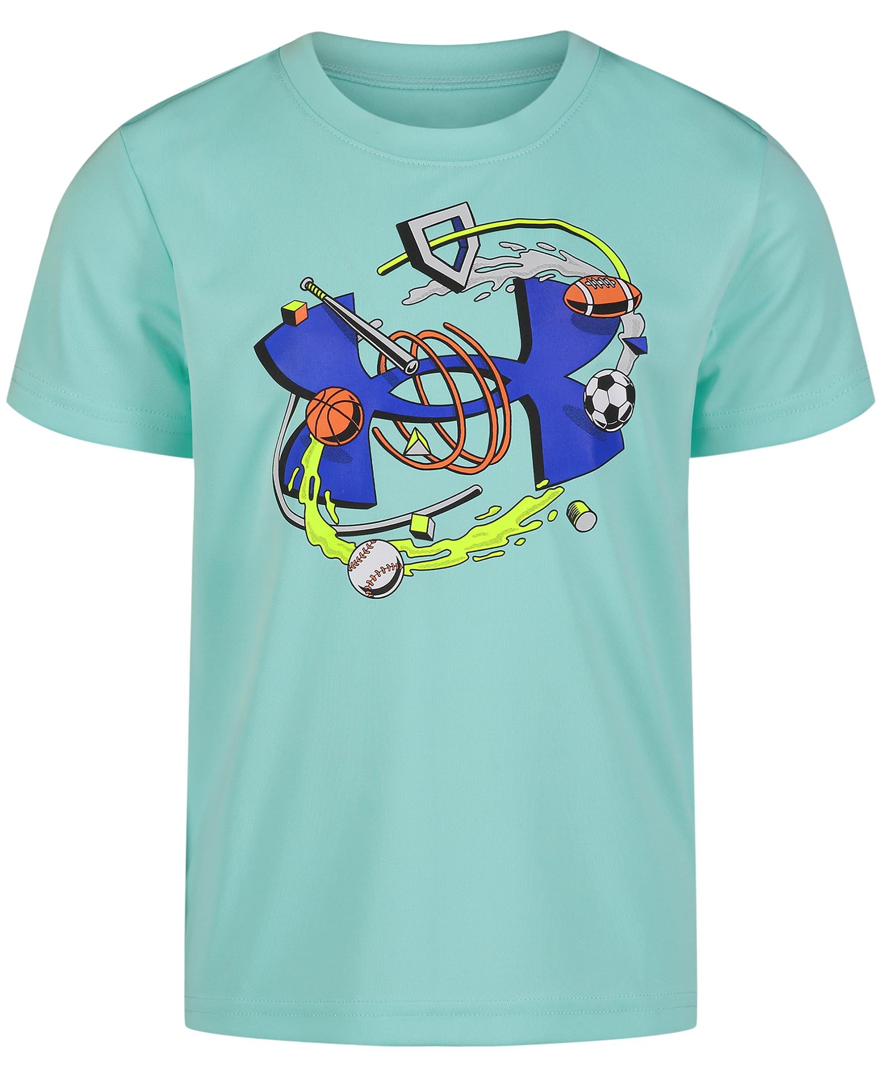 Under Armour Boys' Short Sleeve Logo Graphic T-Shirt, Relaxed Fit