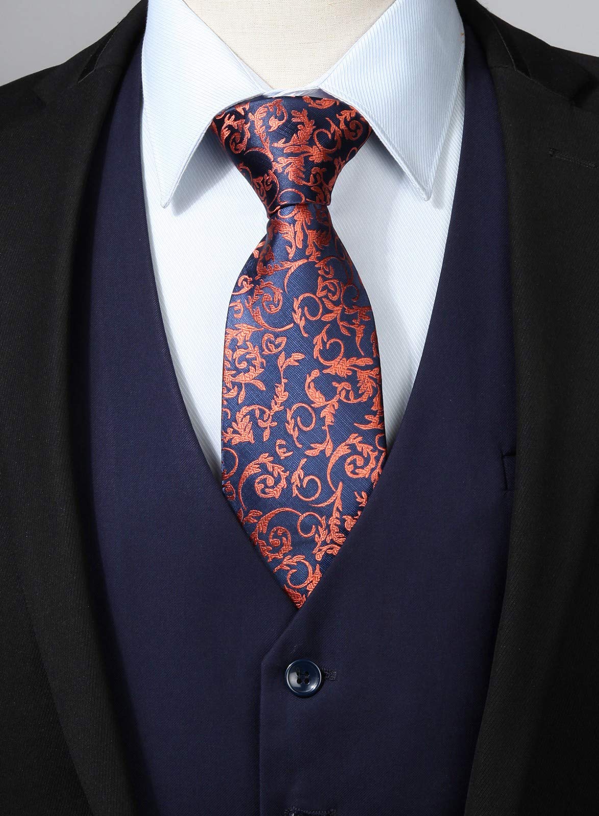 Enlision Chaleco de Vestir Hombre Elegante Chalecos Traje de Boda Color Liso Chaleco Formal de Negocio con Bolsillo