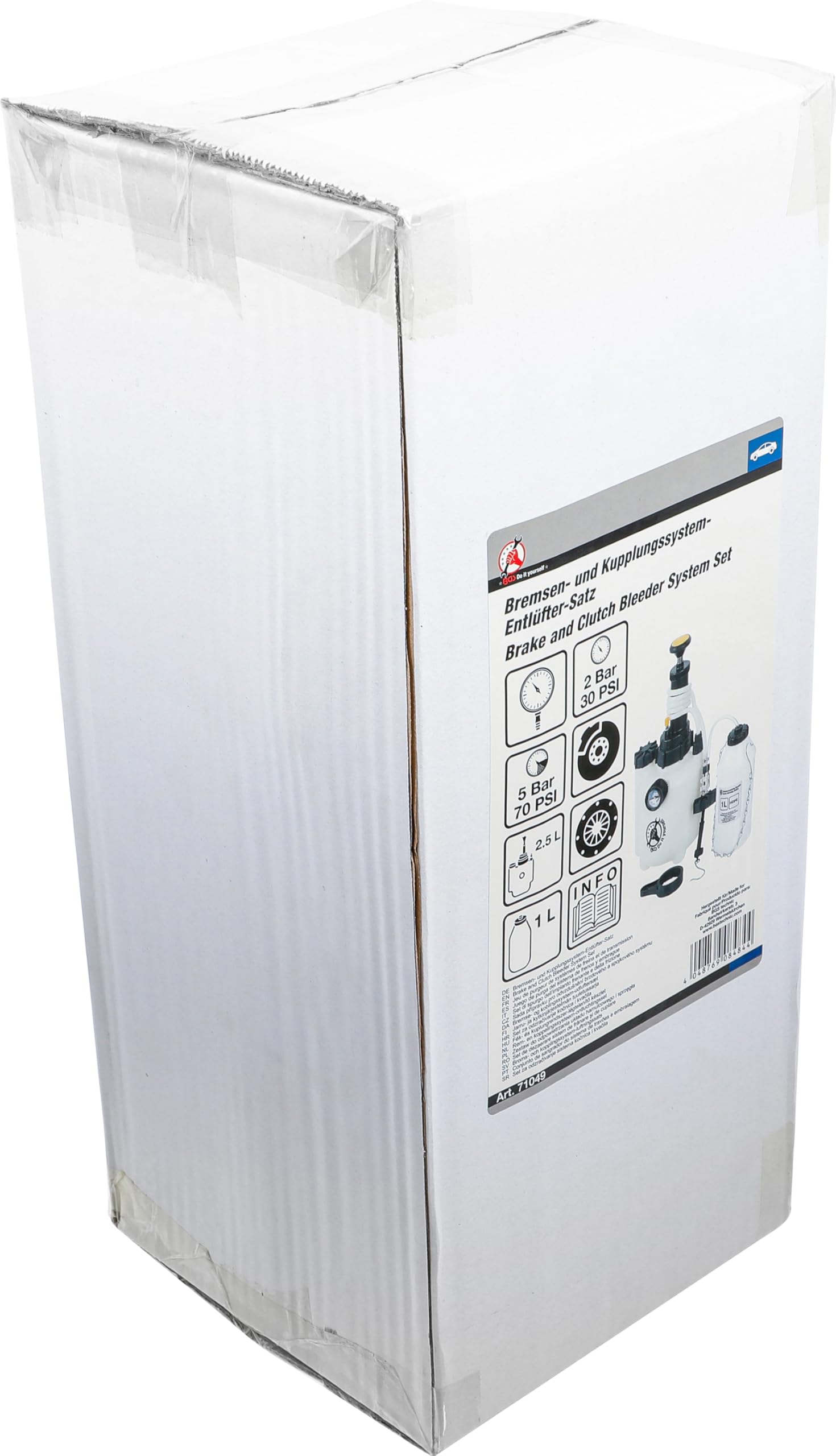 BGS 71049 | Set di spurgo dell'impianto frenante e della frizione | 2,5 l